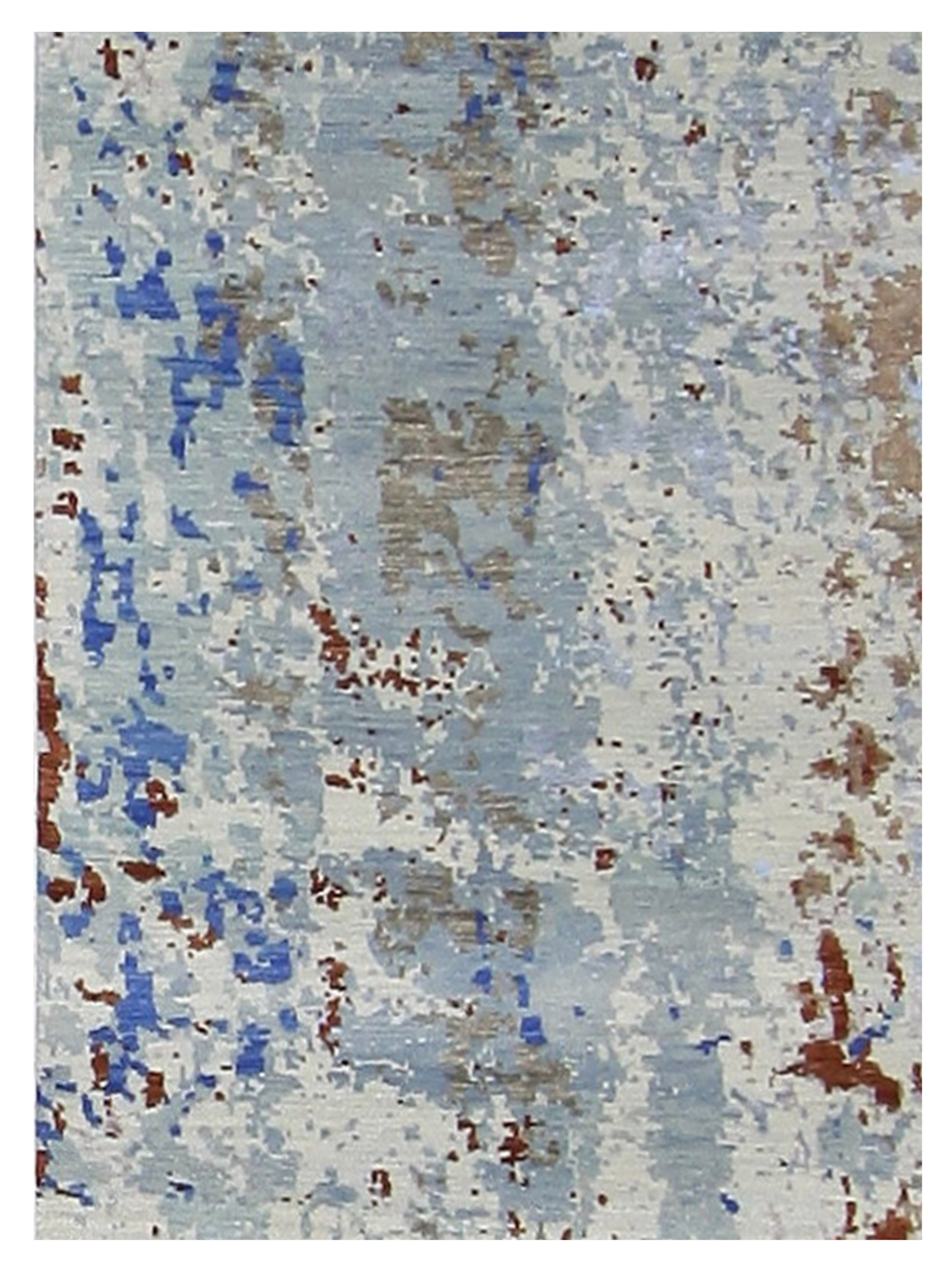 Galaxy Hand Knotted Blue 6x9 - Image 4 of 4