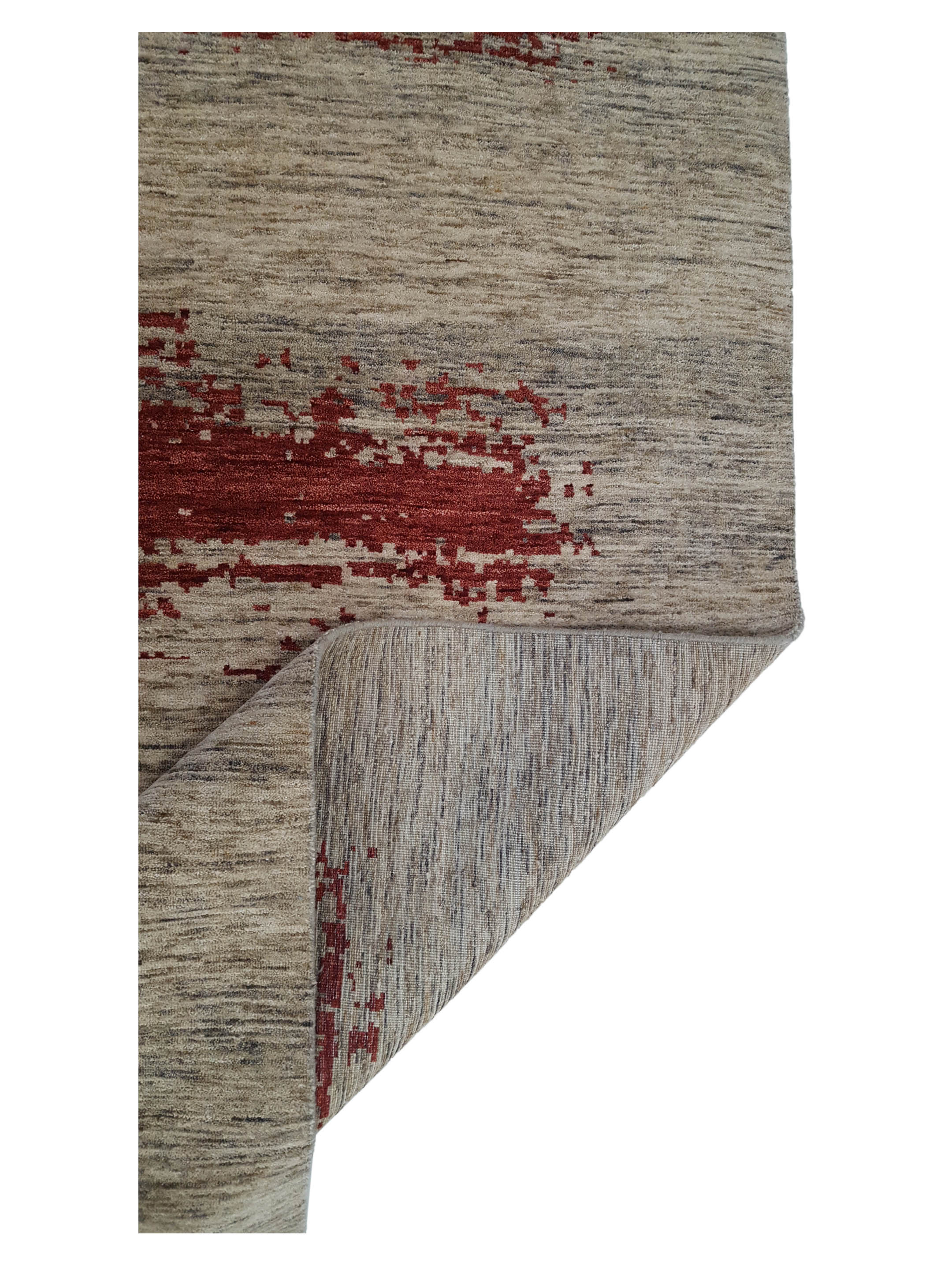 Casablanca Hand Knotted Burgundy 8x10 - Image 3 of 6