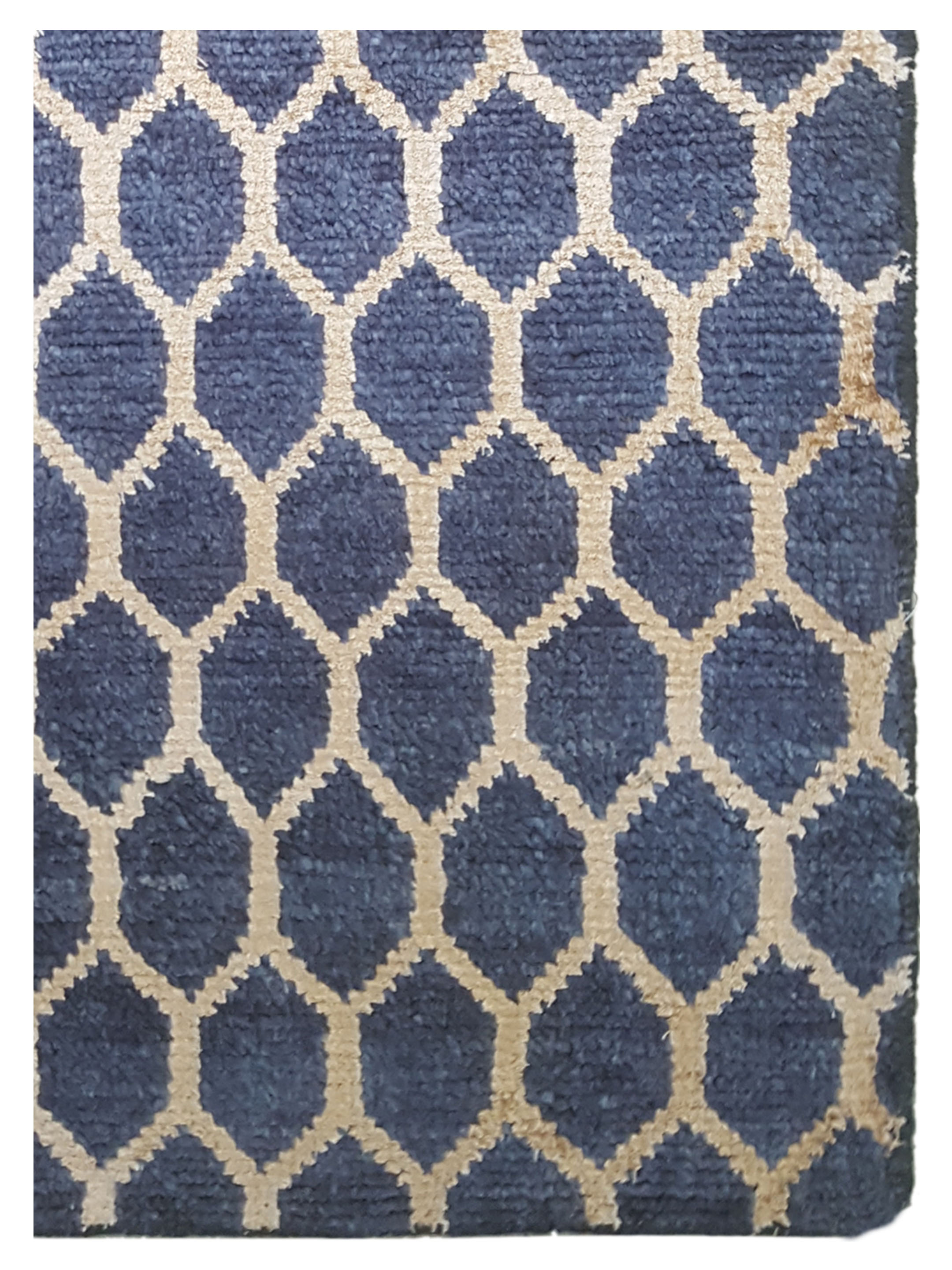 Modern Hand Knotted D.Grey - Image 3 of 4