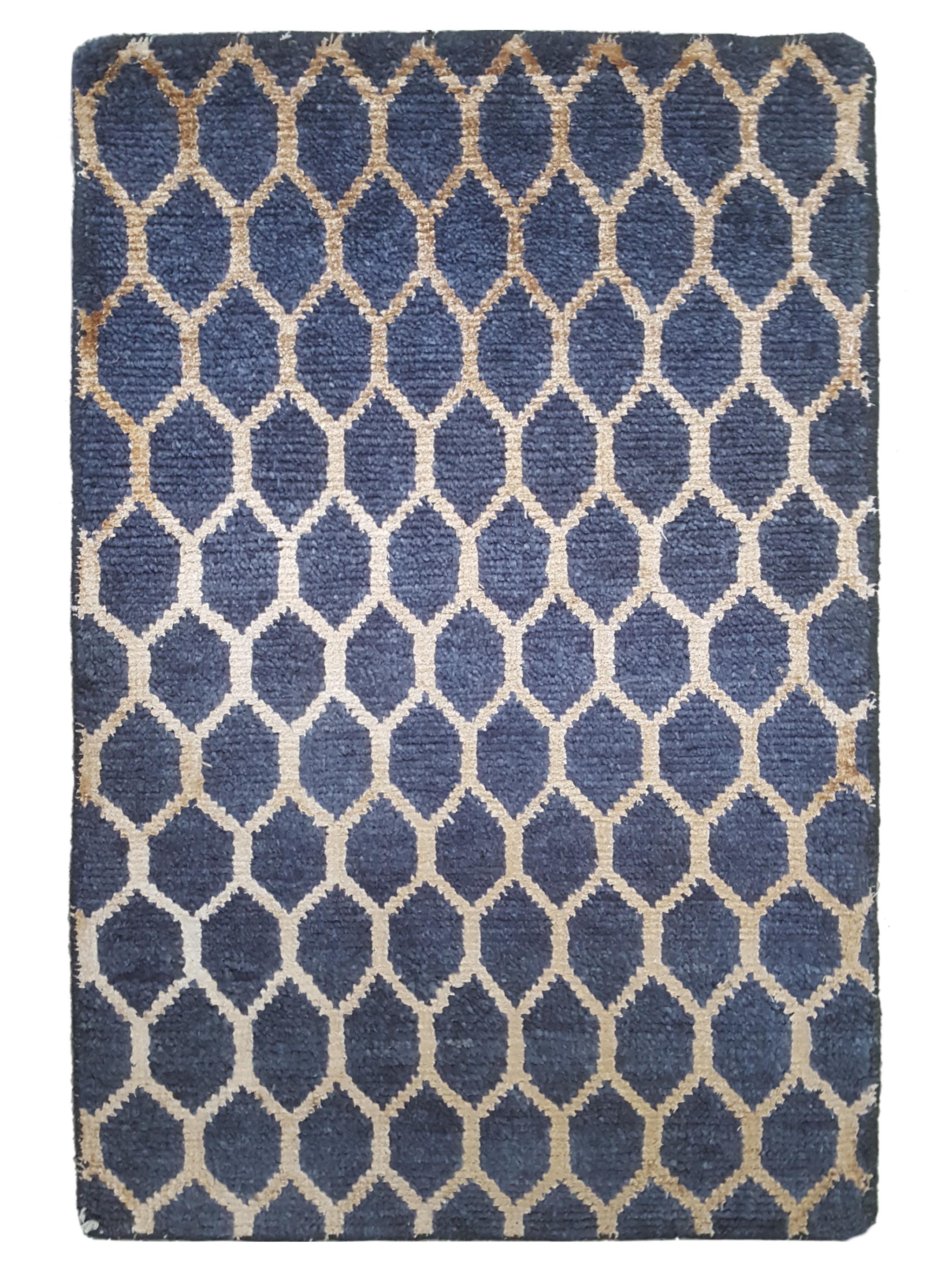 Modern Hand Knotted D.Grey