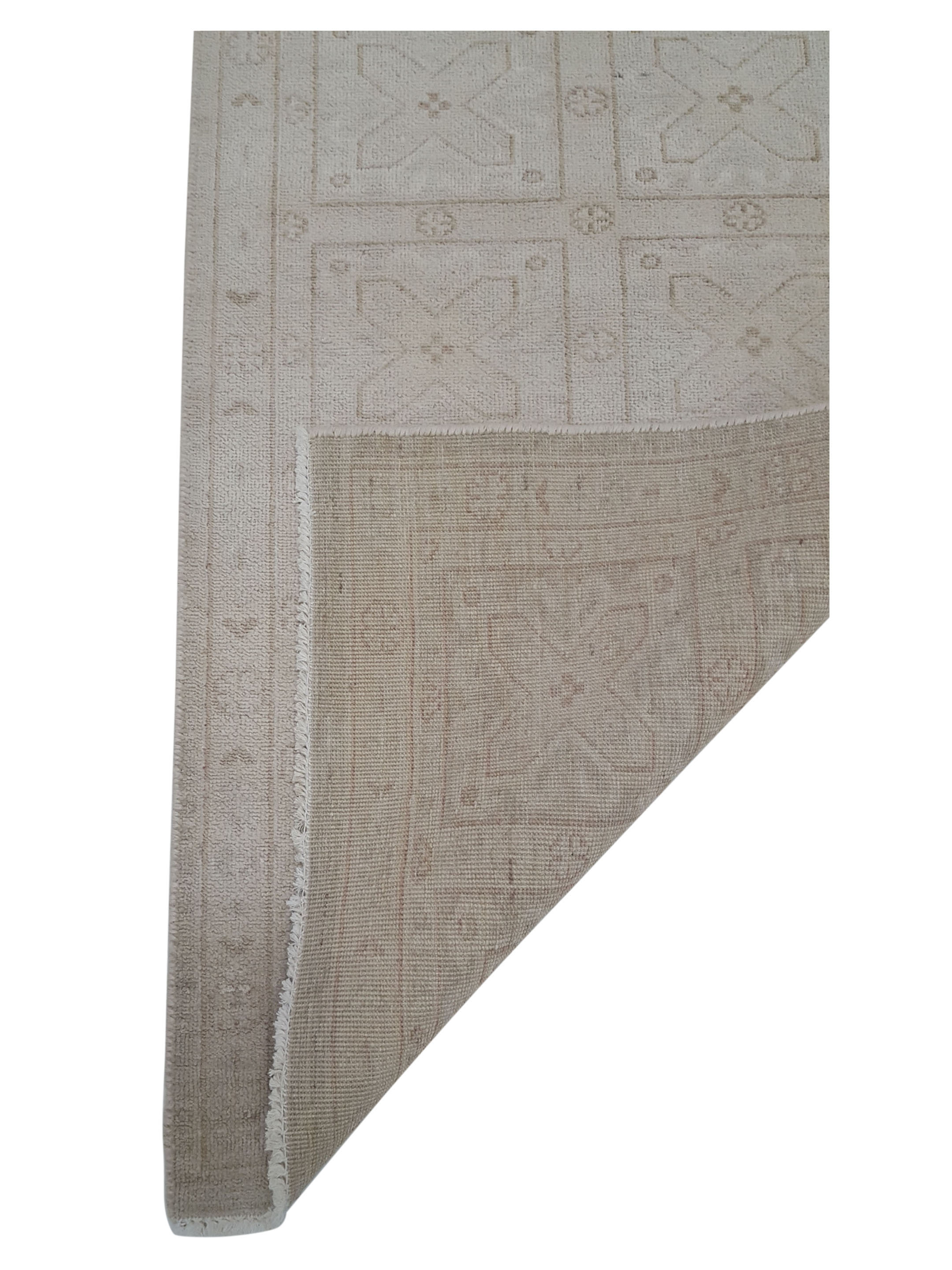 Khotan Hand Knotted Ivory 3x11 - Image 3 of 6
