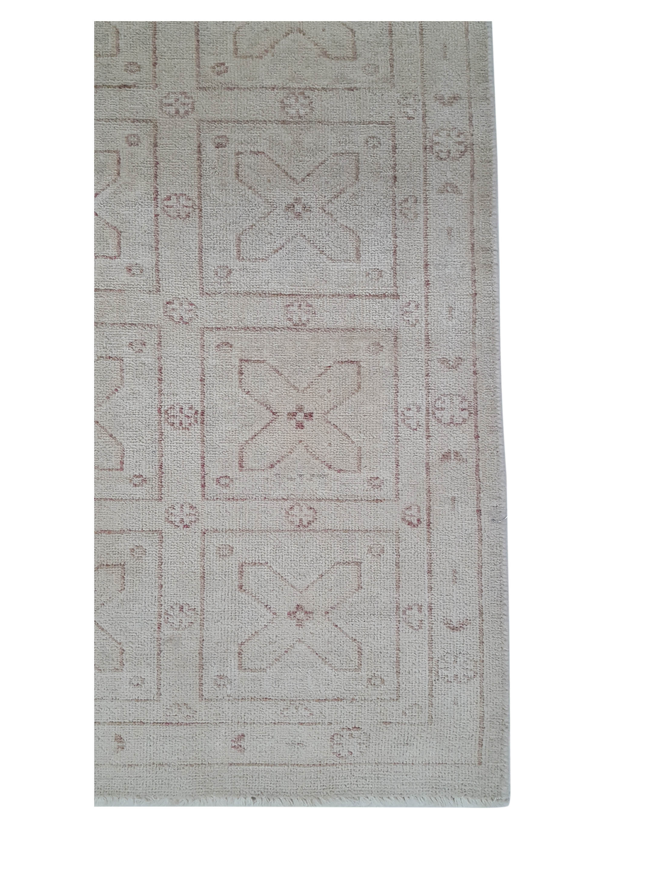 Khotan Hand Knotted Ivory 3x11 - Image 4 of 6