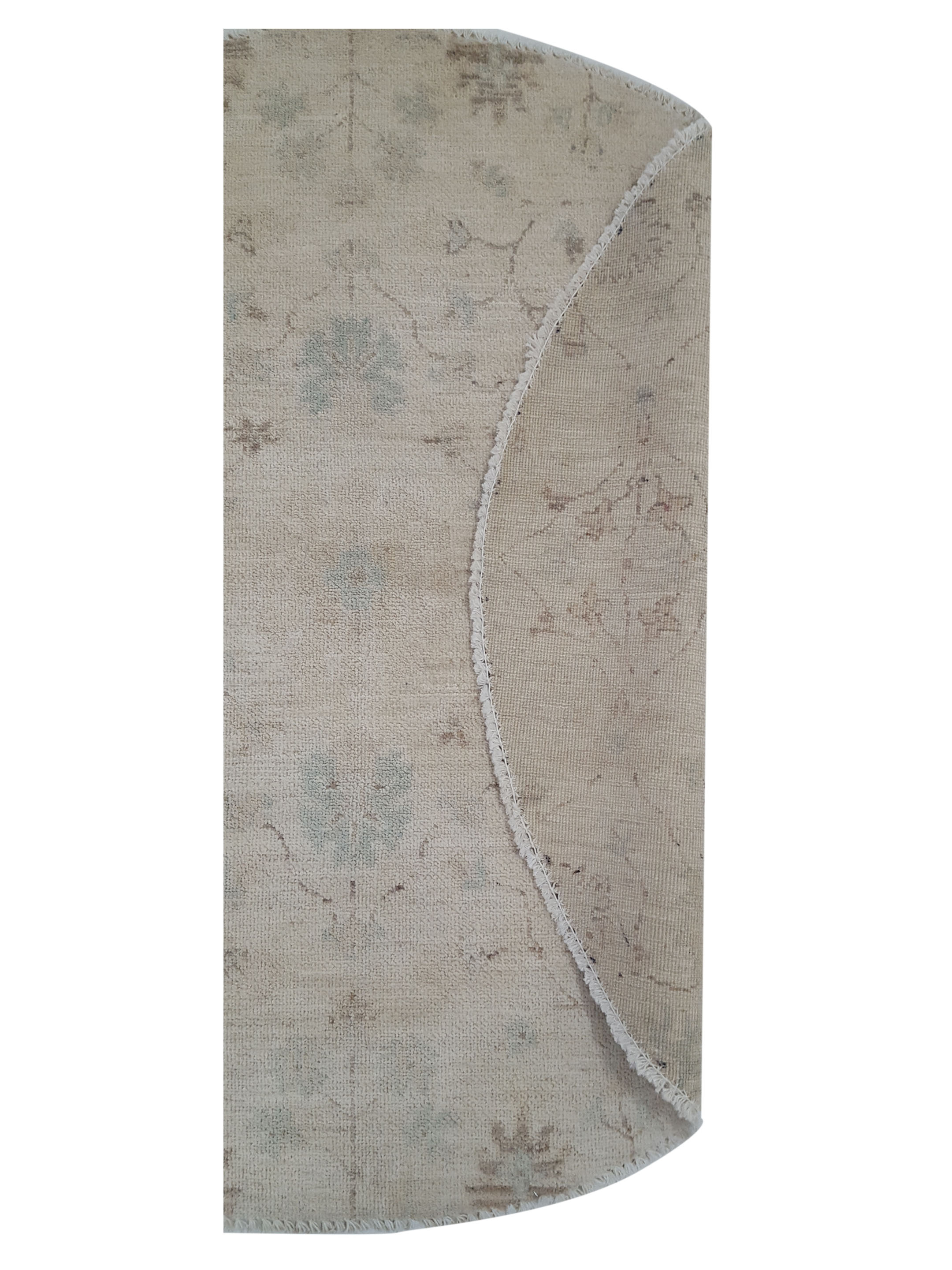Ziegler Hand Knotted Ivory 4x4 - Image 3 of 6