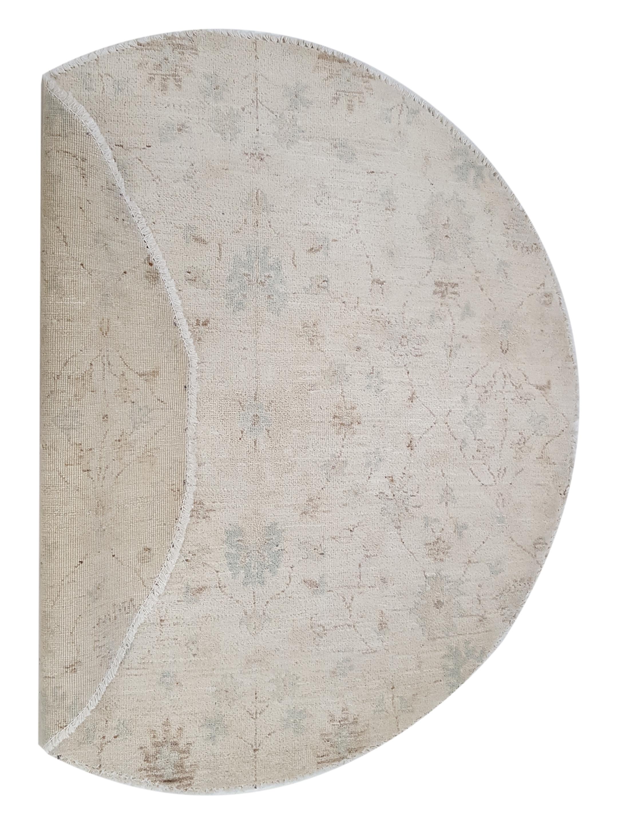 Ziegler Hand Knotted Ivory 4x4 - Image 2 of 2