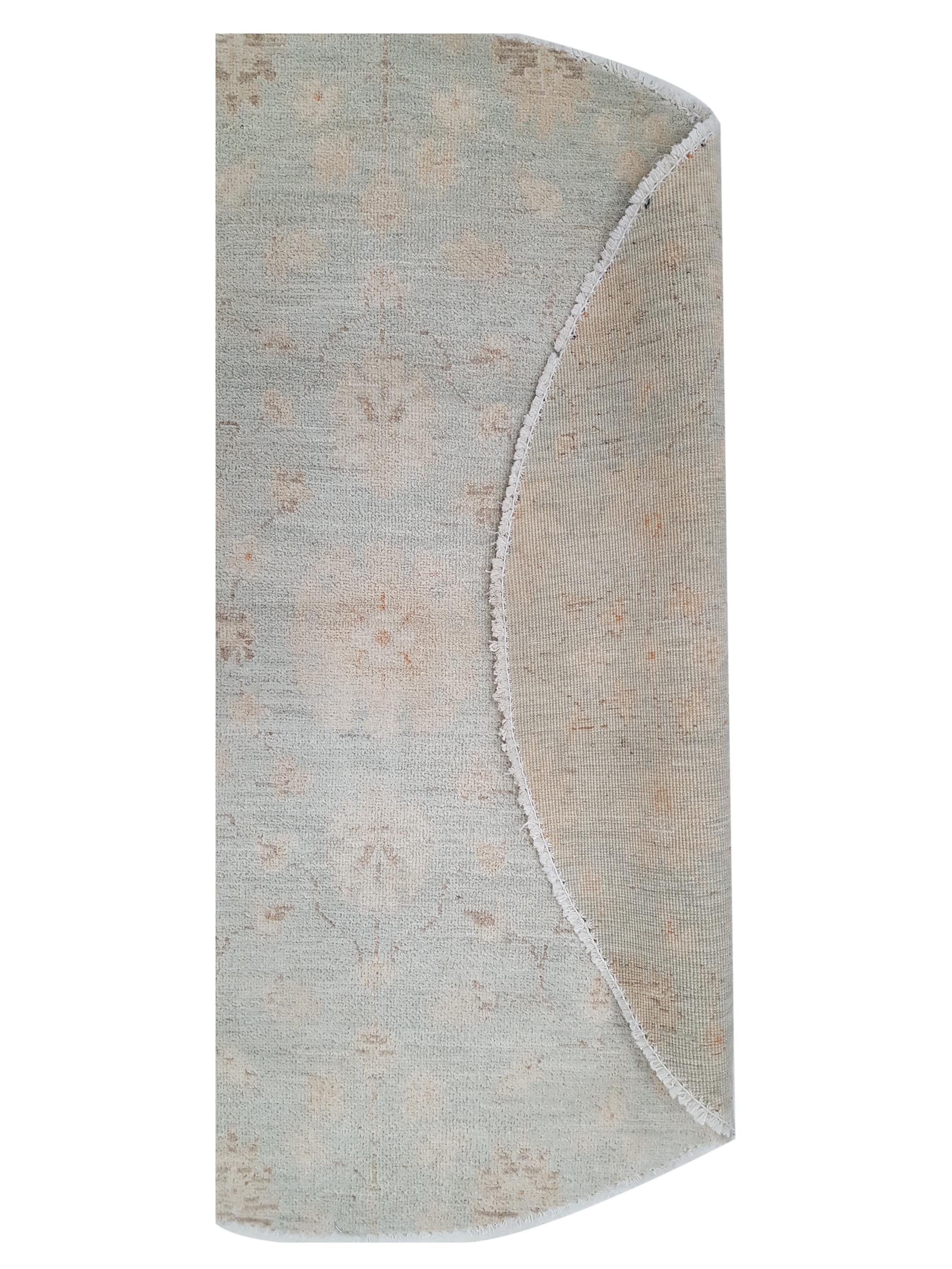 Ziegler Hand Knotted Lt.Green 4x4 - Image 2 of 2