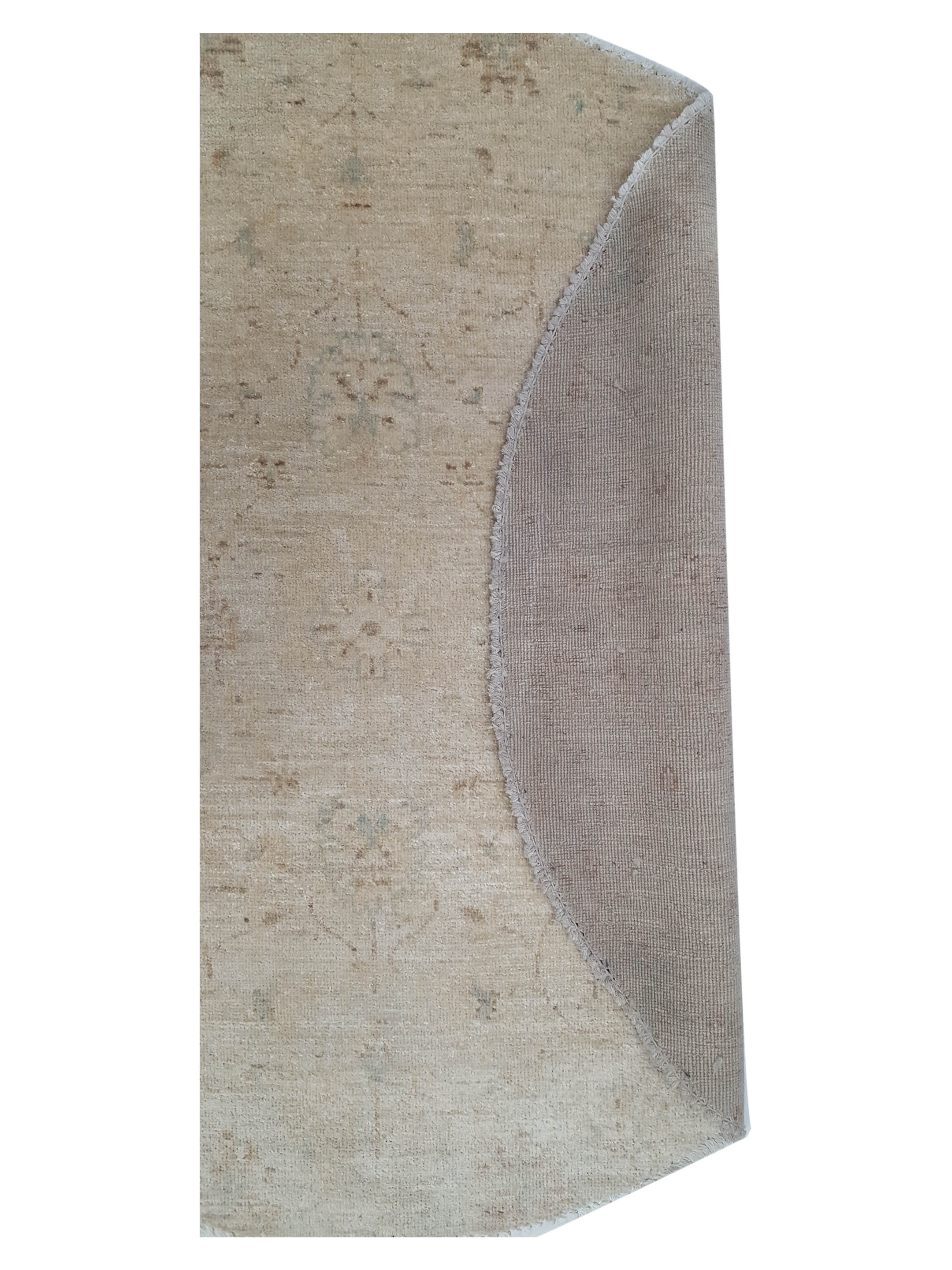 Ziegler Hand Knotted Ivory 4x4 - Image 2 of 2