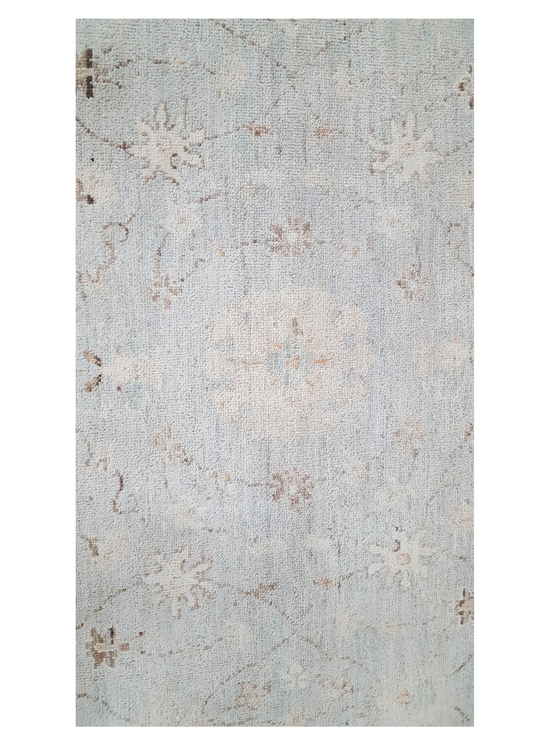 Ziegler Hand Knotted Lt.Blue 4x4 - Image 5 of 5