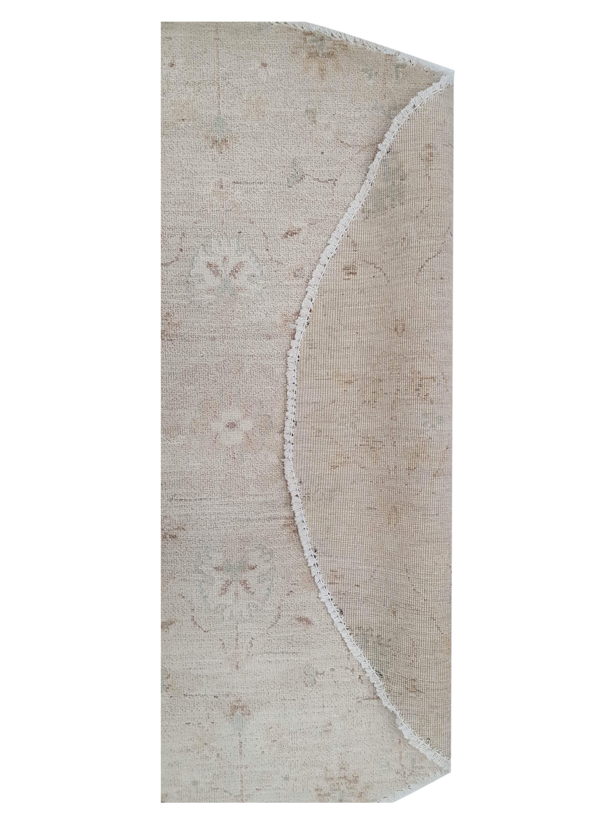 Ziegler Hand Knotted Ivory 4x4 - Image 2 of 2