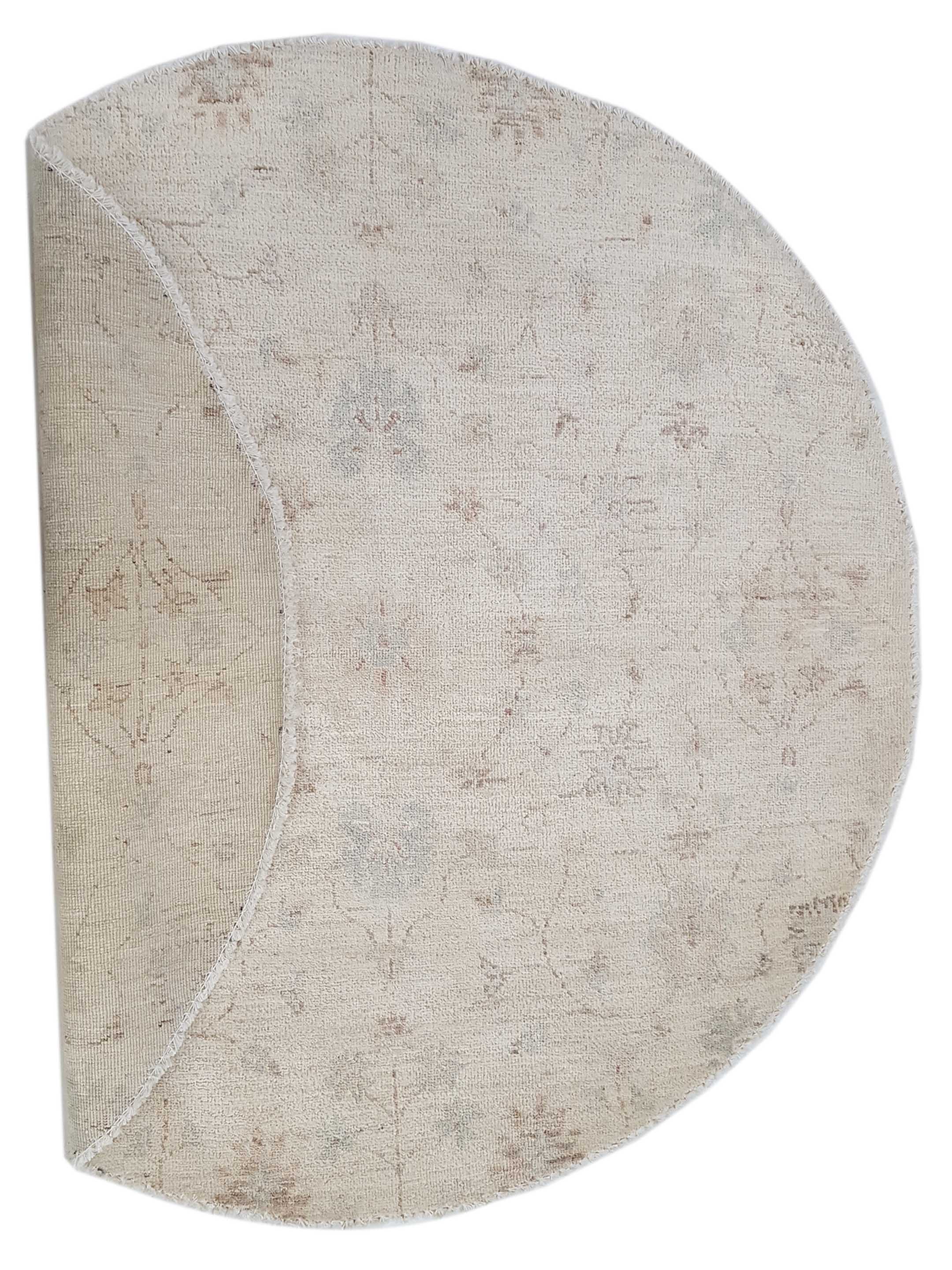 Ziegler Hand Knotted Ivory 4x4 - Image 2 of 3