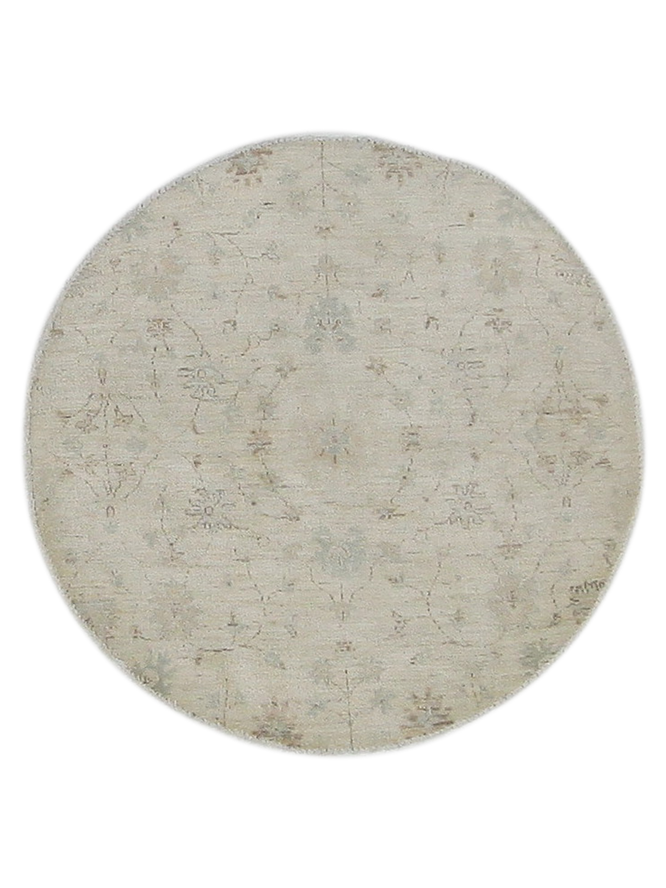 Ziegler Hand Knotted Ivory 4x4 - Image 3 of 3