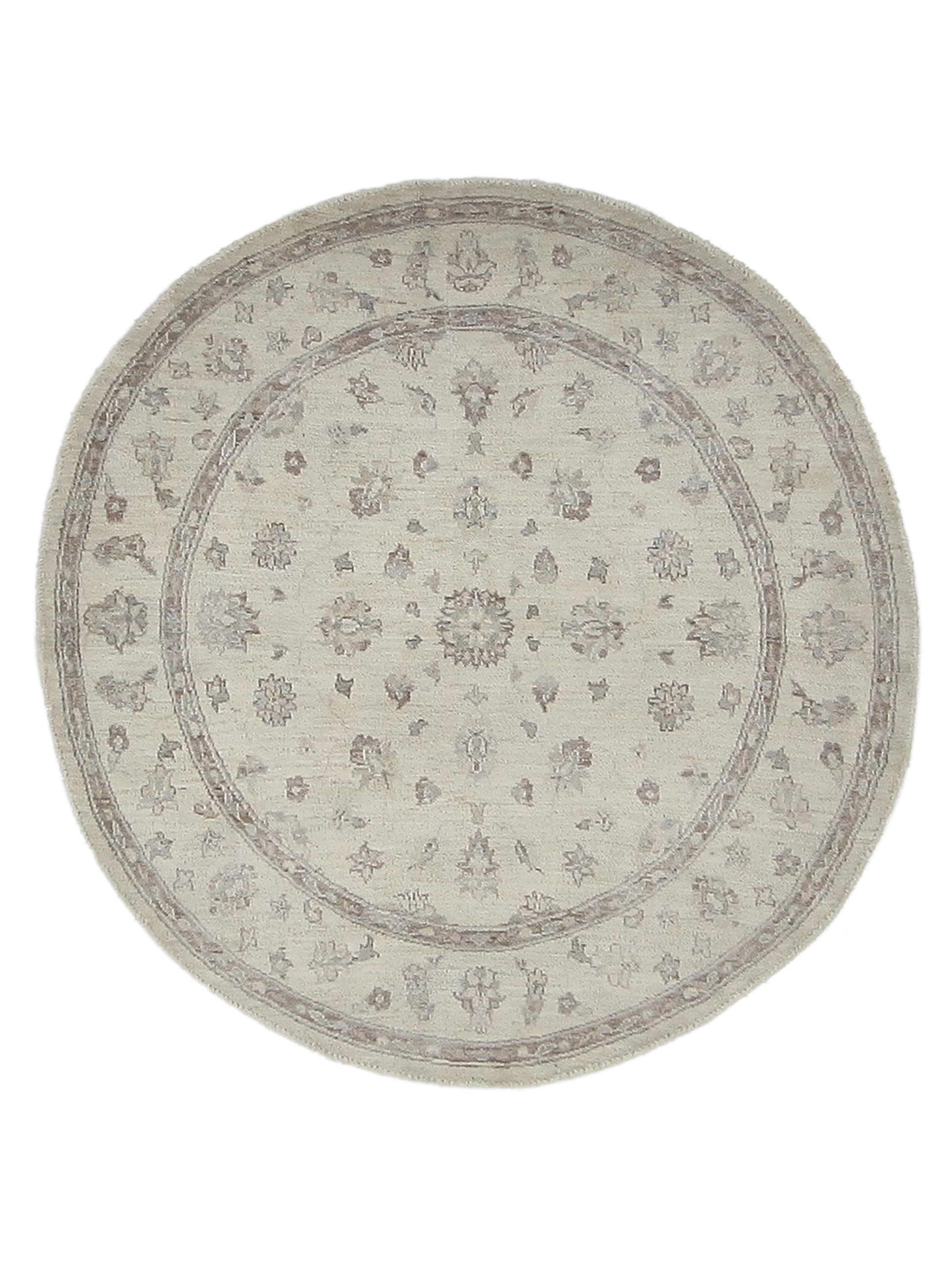 Ziegler Hand Knotted Ivory 5x5
