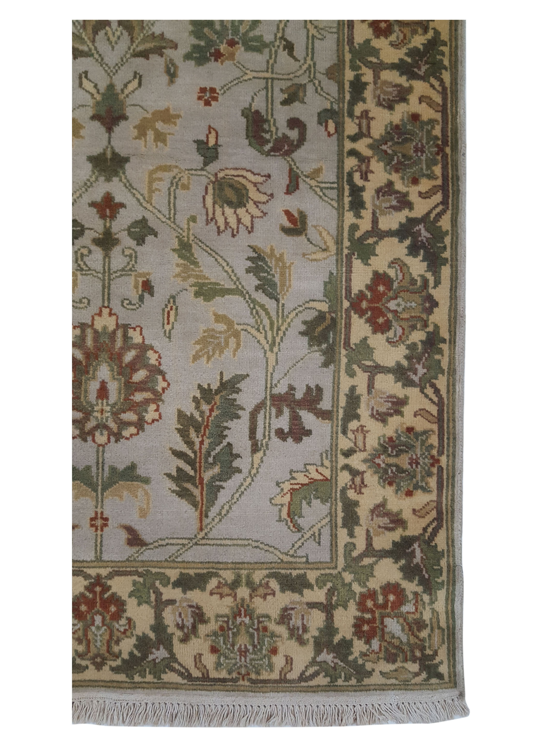 Tribal Hand Knotted Beige 4x6 - Image 4 of 6
