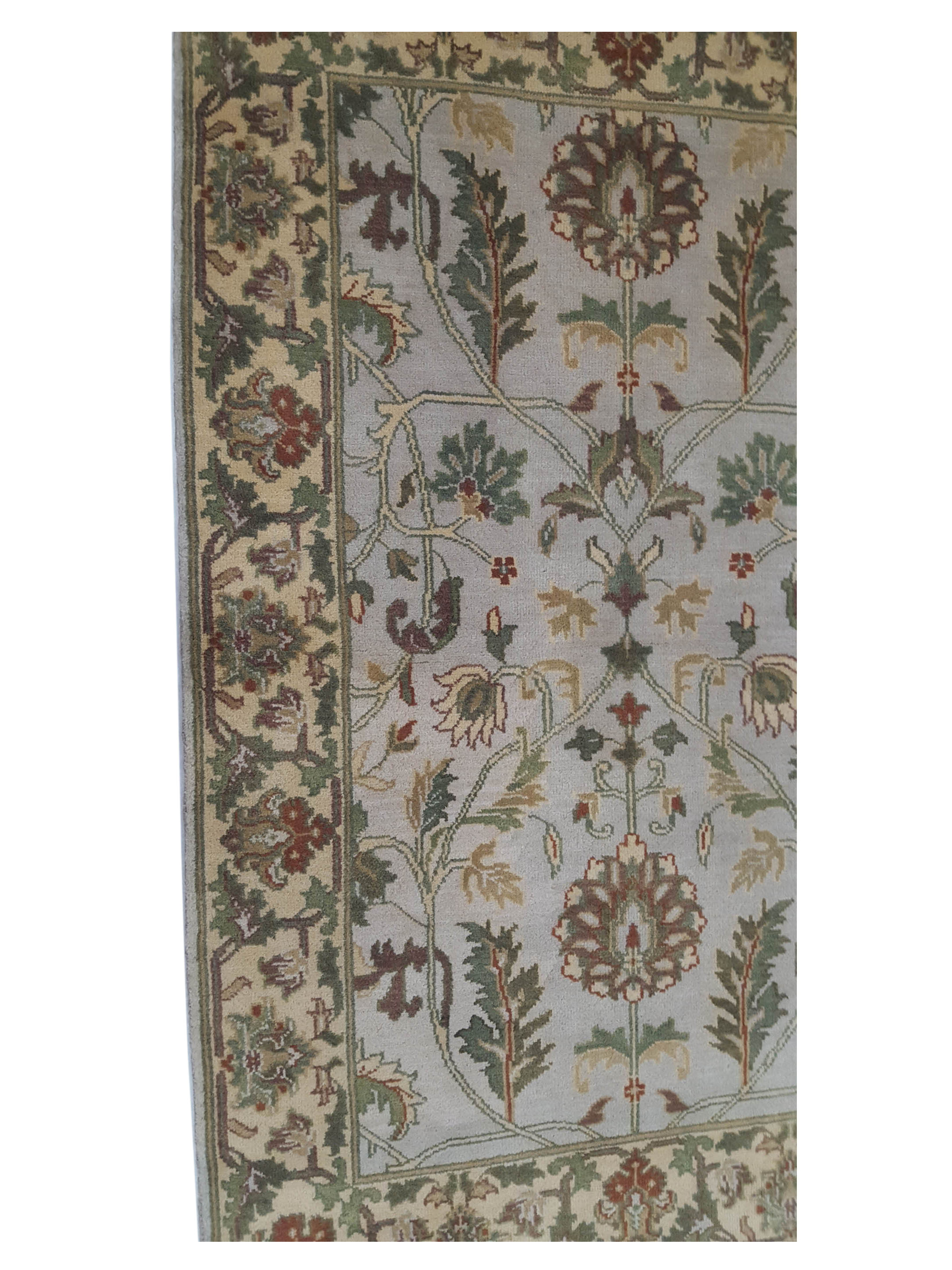 Tribal Hand Knotted Beige 4x6 - Image 5 of 6