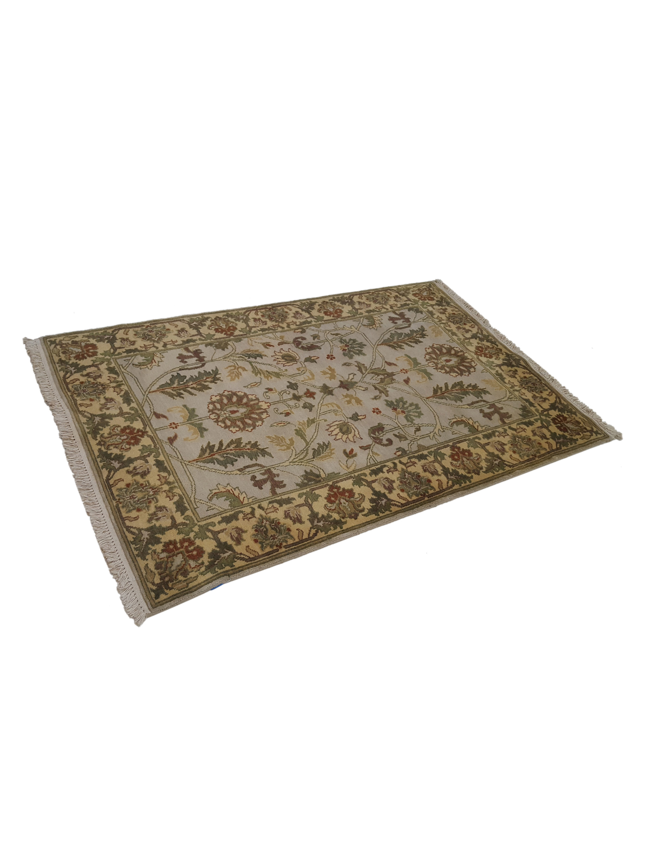Tribal Hand Knotted Beige 4x6 - Image 6 of 6