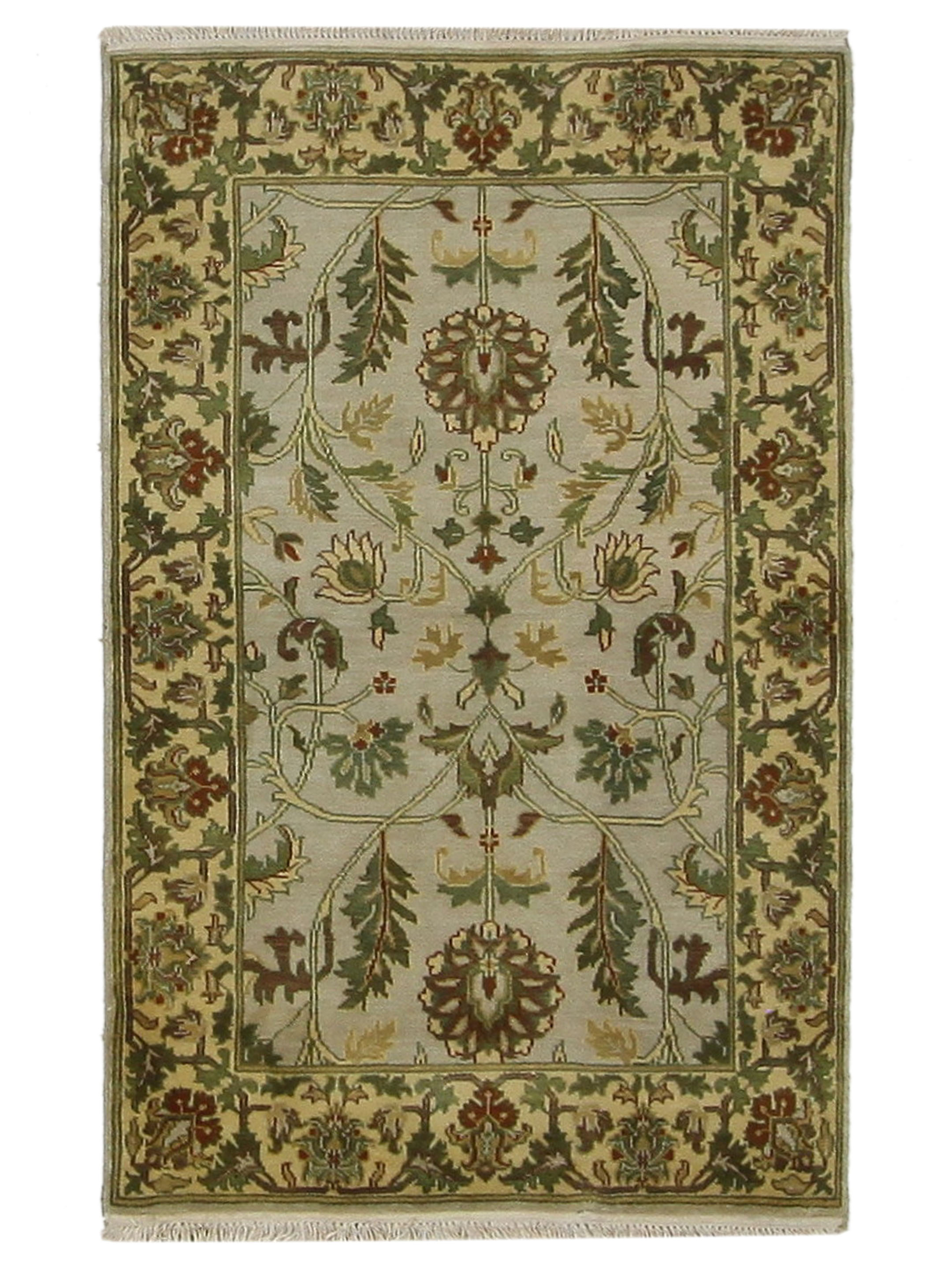 Tribal Hand Knotted Beige 4x6