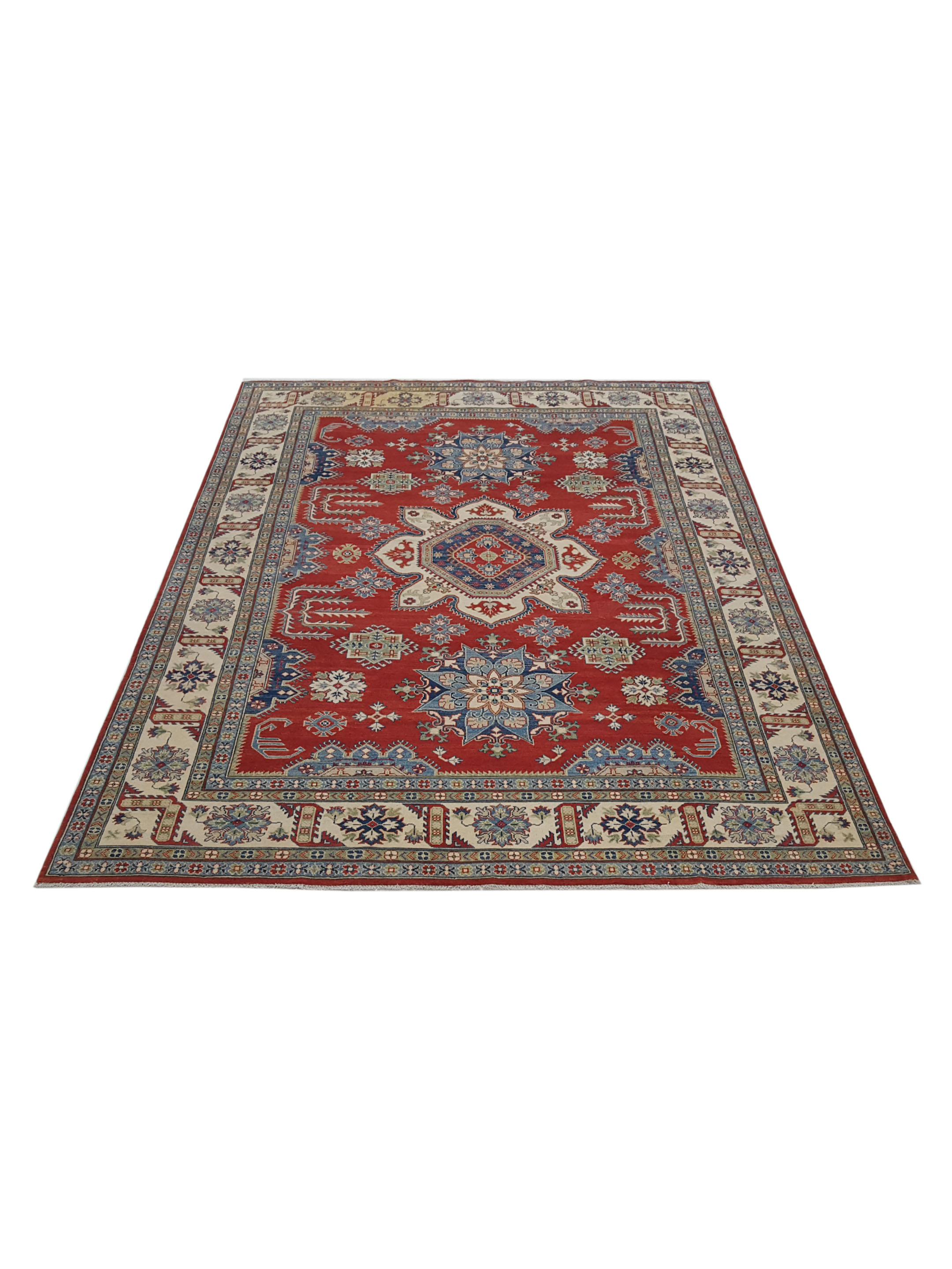 Kazak Hand Knotted Red 9x12 - Image 2 of 6