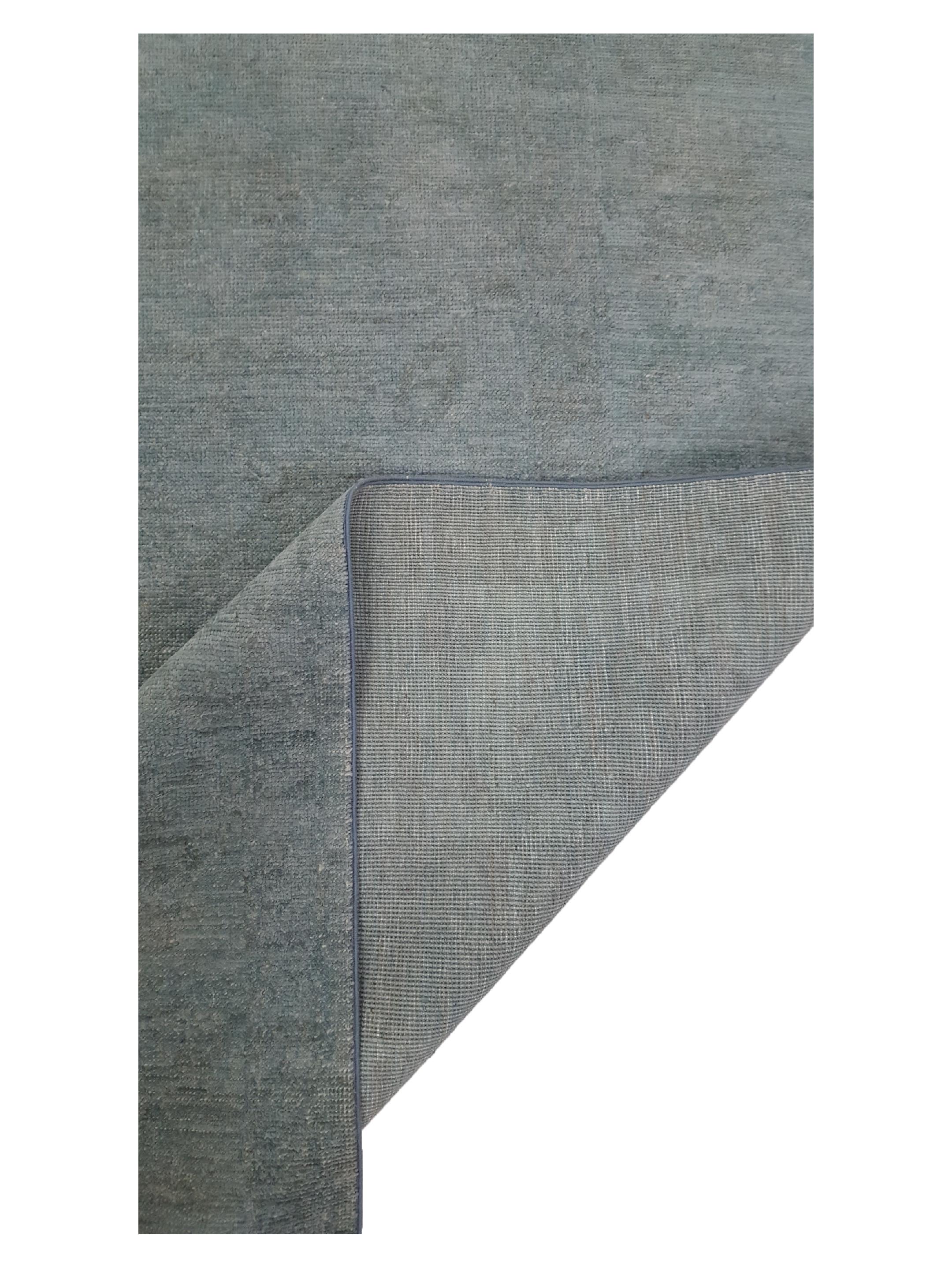 Farahan Overdyed Hand Knotted Aqua 8x10 - Image 3 of 6