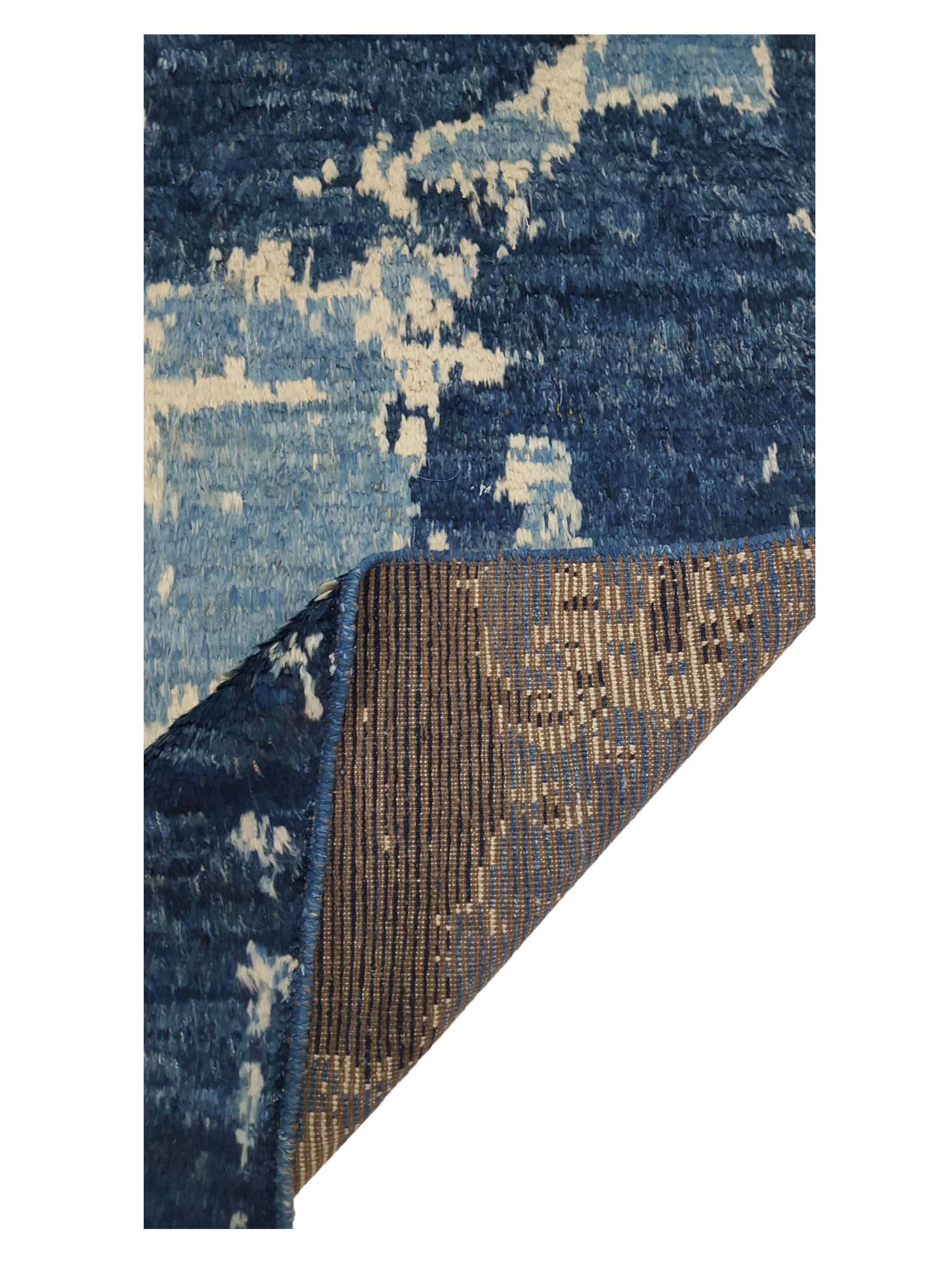 Jolay Khurs Hand Knotted Blue 8x9 - Image 3 of 6