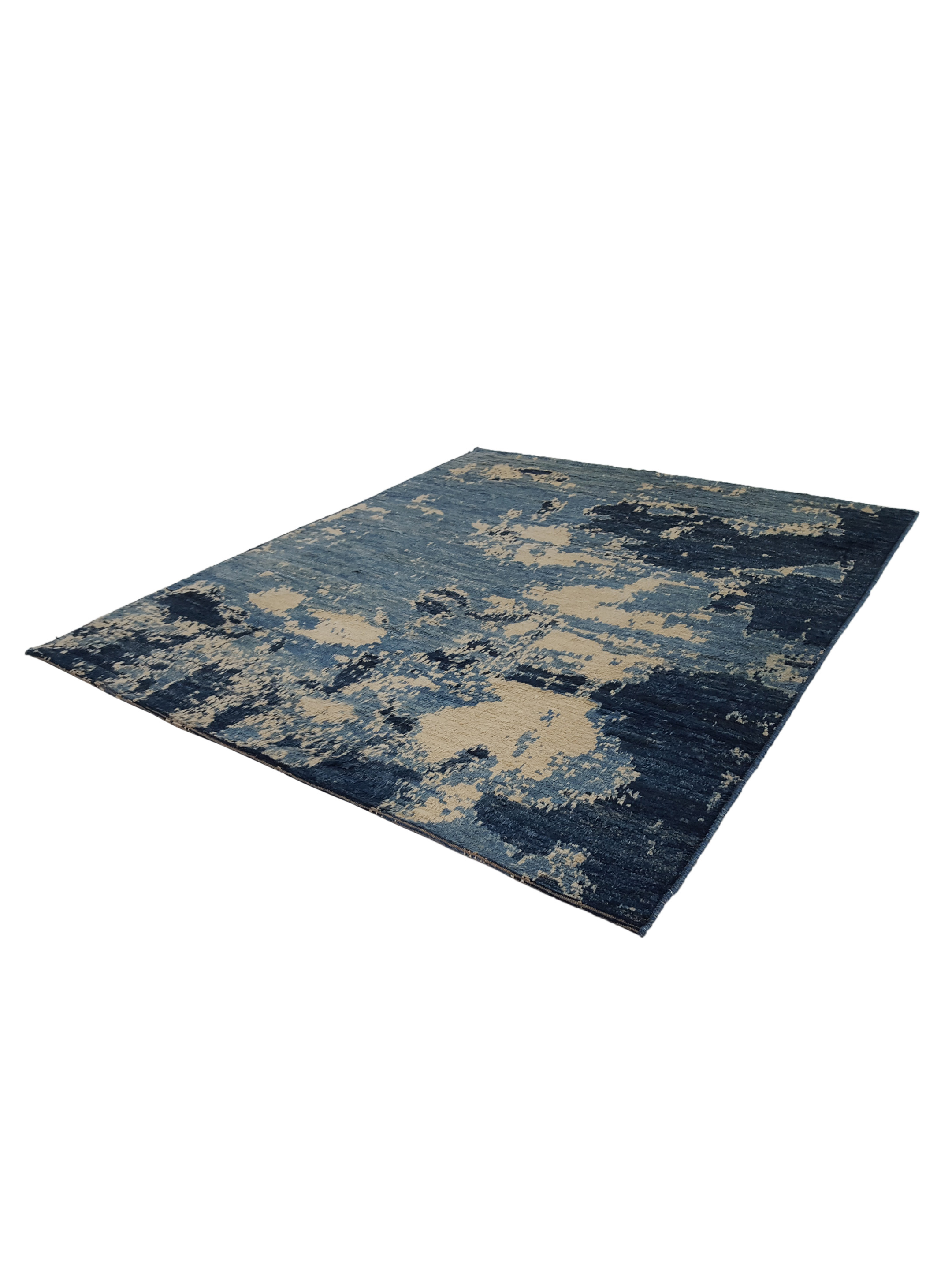 Jolay Khurs Hand Knotted Blue 8x9 - Image 6 of 6