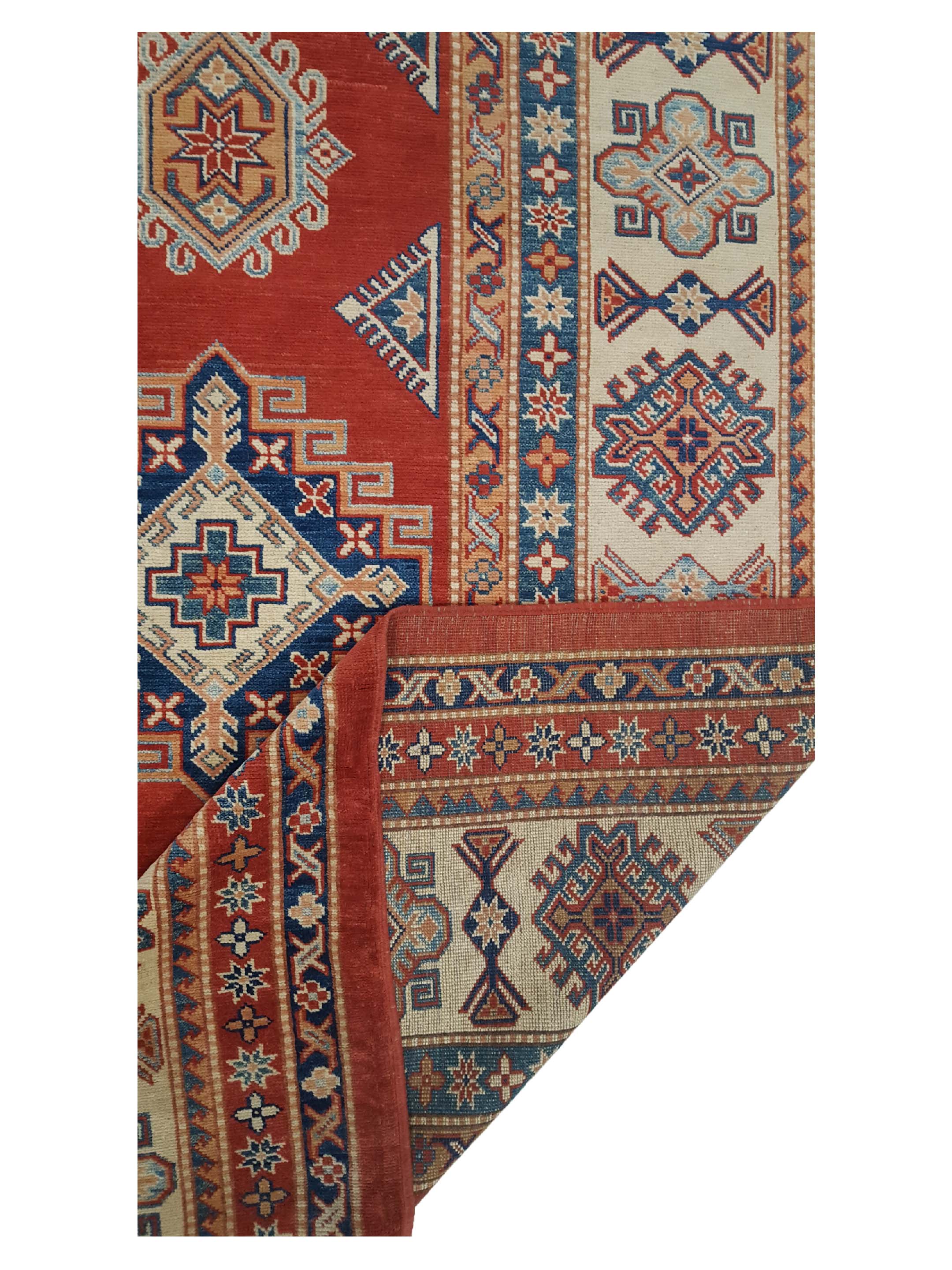 Kazak Afzali Hand Knotted Red 12x15 - Image 3 of 6