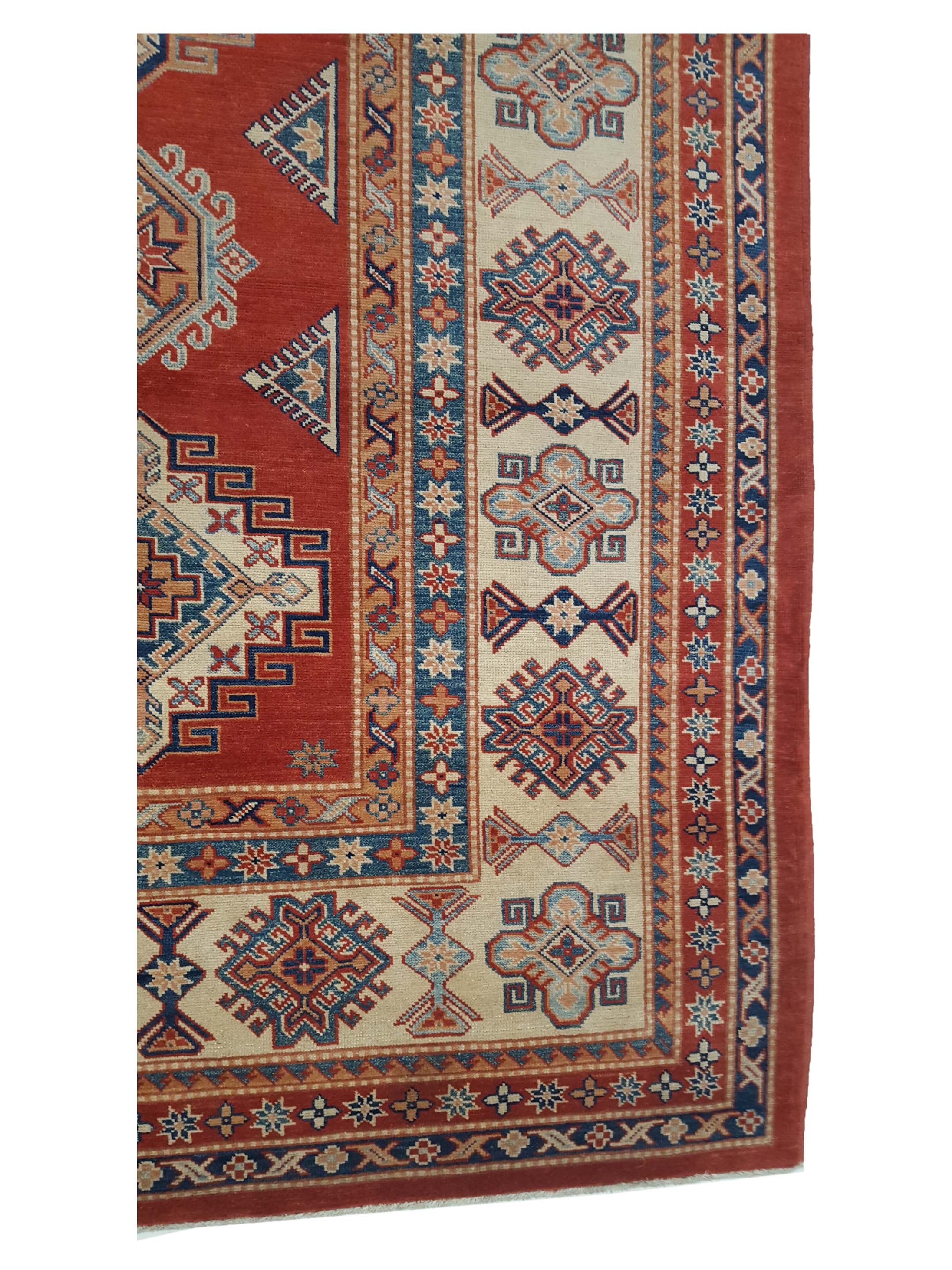 Kazak Afzali Hand Knotted Red 12x15 - Image 4 of 6