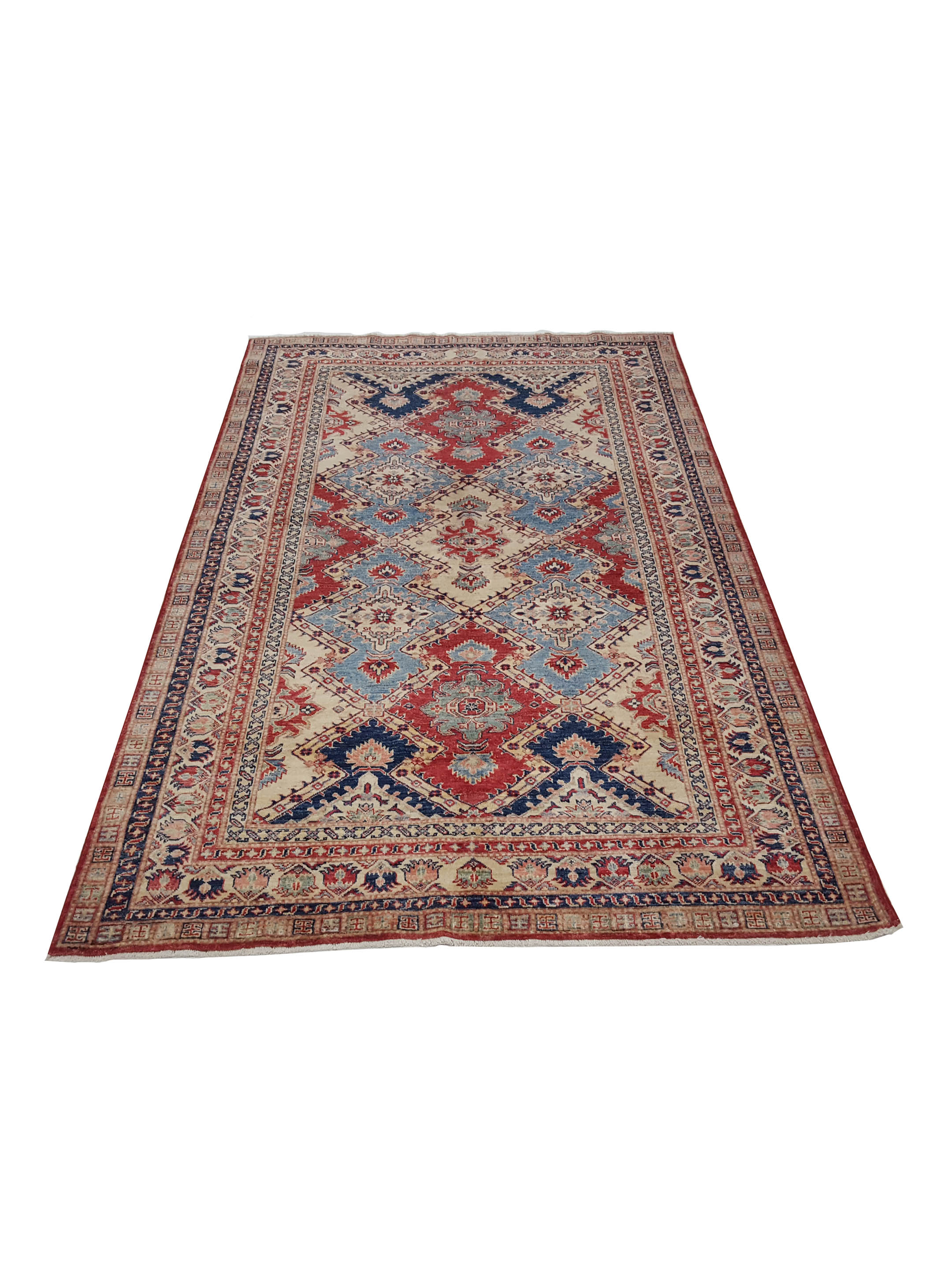 Kazak Super Hand Knotted Red 5x8 - Image 2 of 7