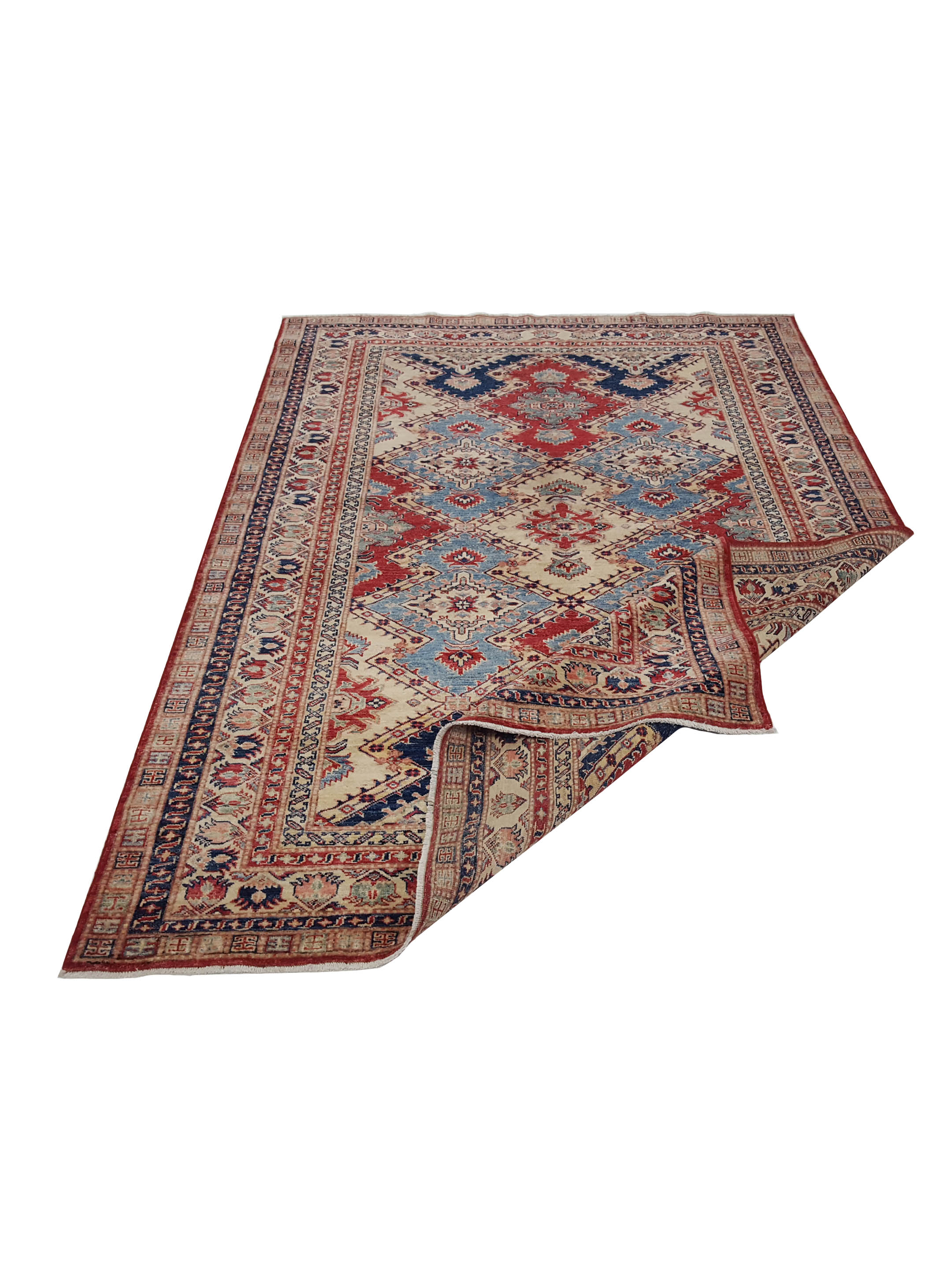 Kazak Super Hand Knotted Red 5x8 - Image 3 of 7