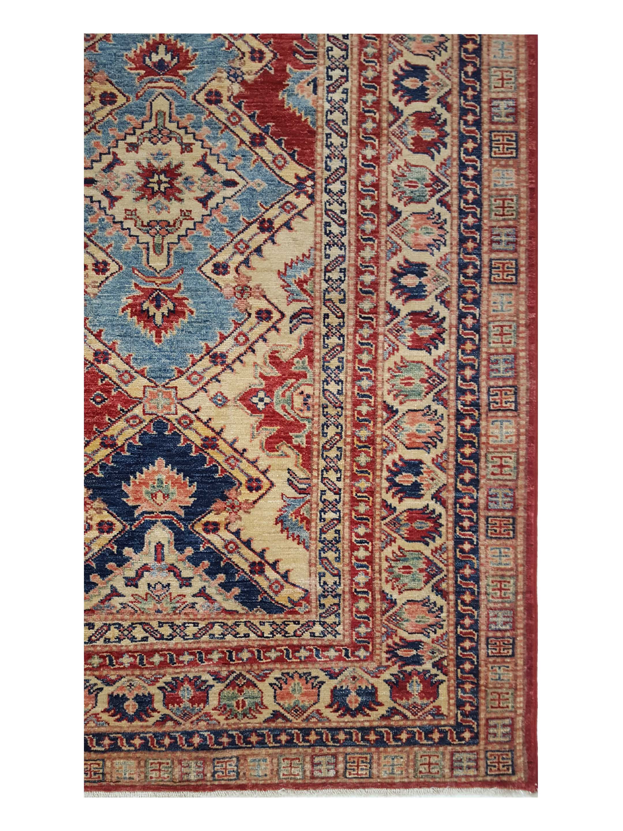 Kazak Super Hand Knotted Red 5x8 - Image 4 of 7