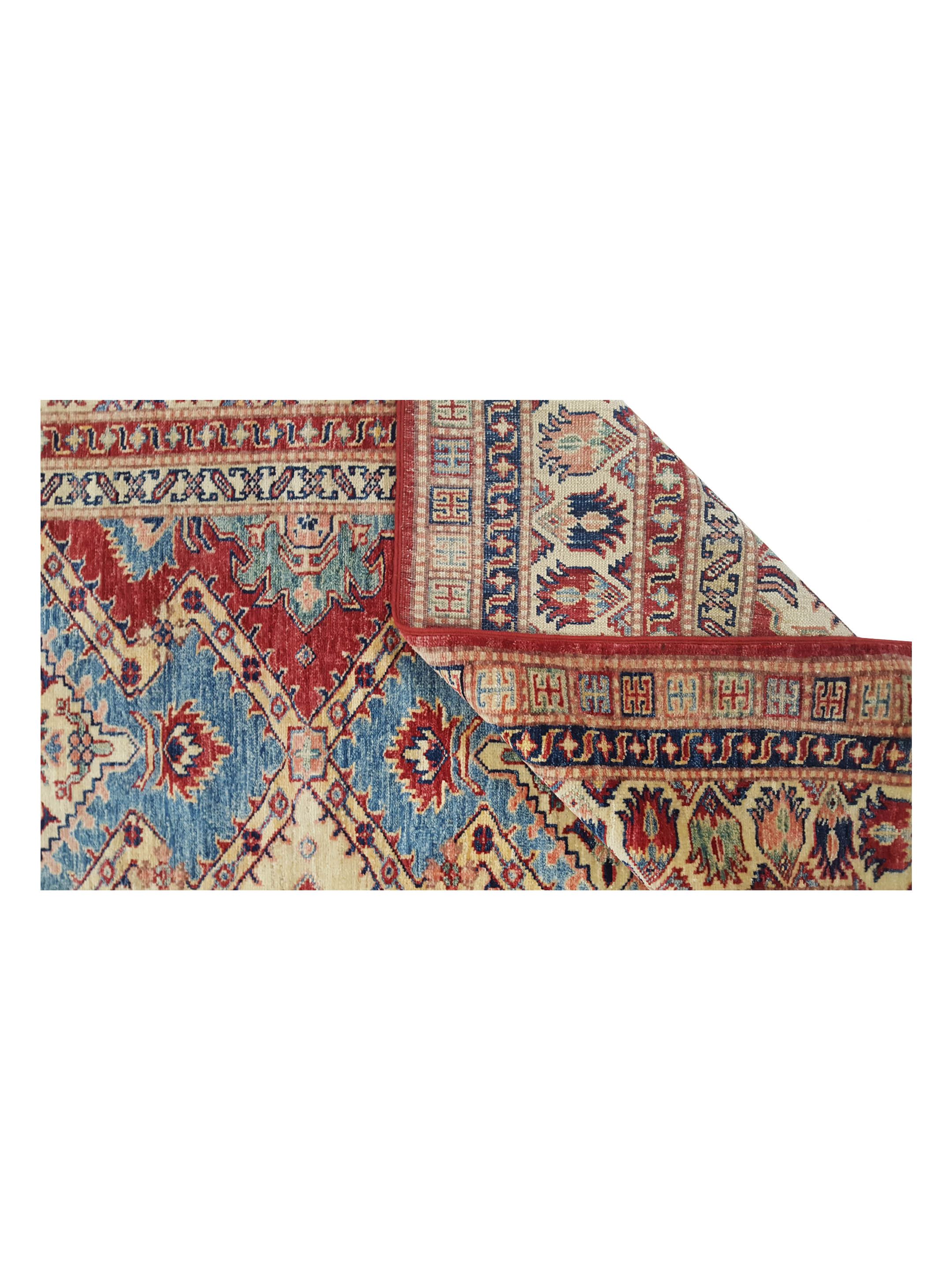 Kazak Super Hand Knotted Red 5x8 - Image 7 of 7