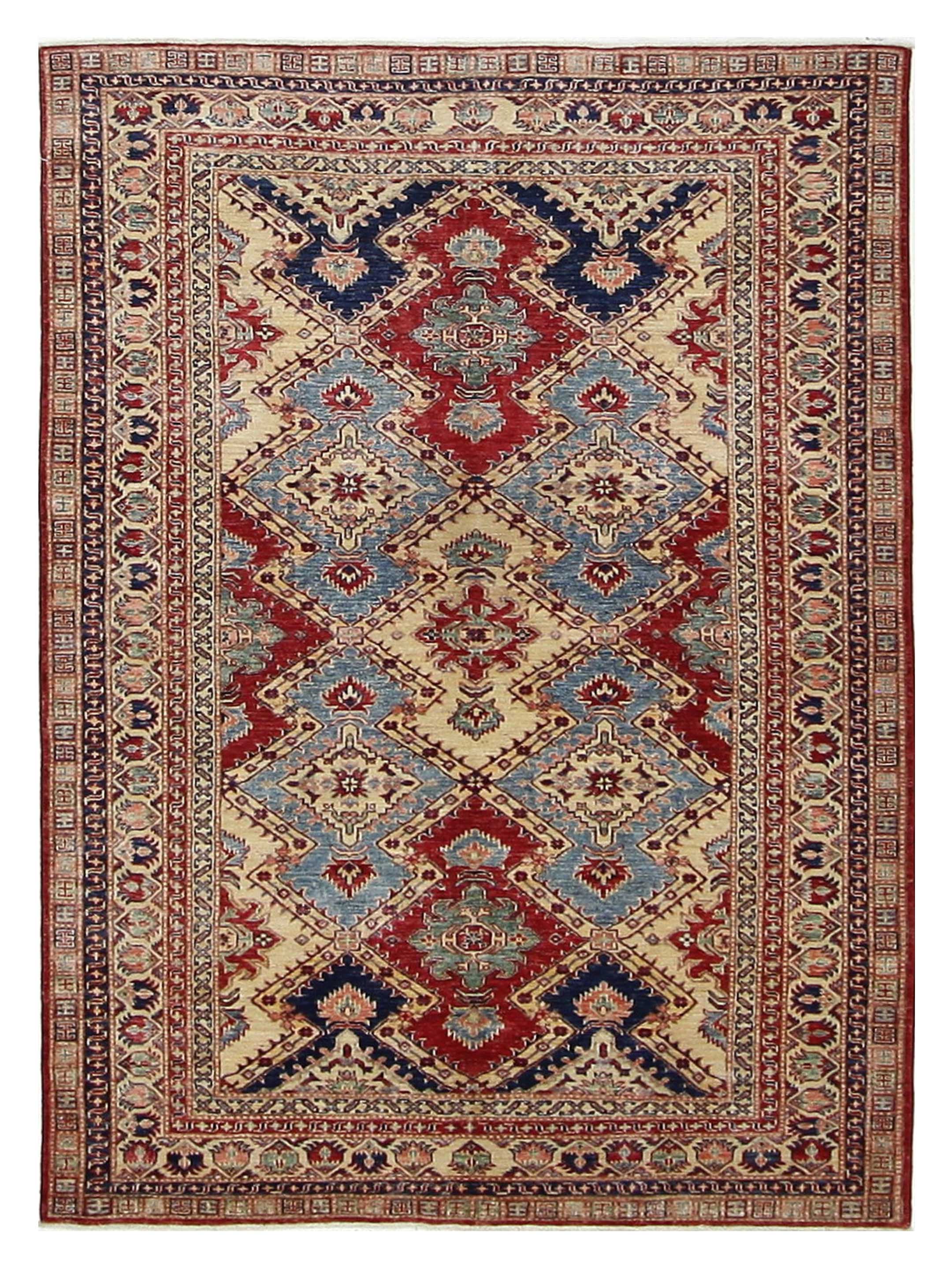 Kazak Super Hand Knotted Red 5x8