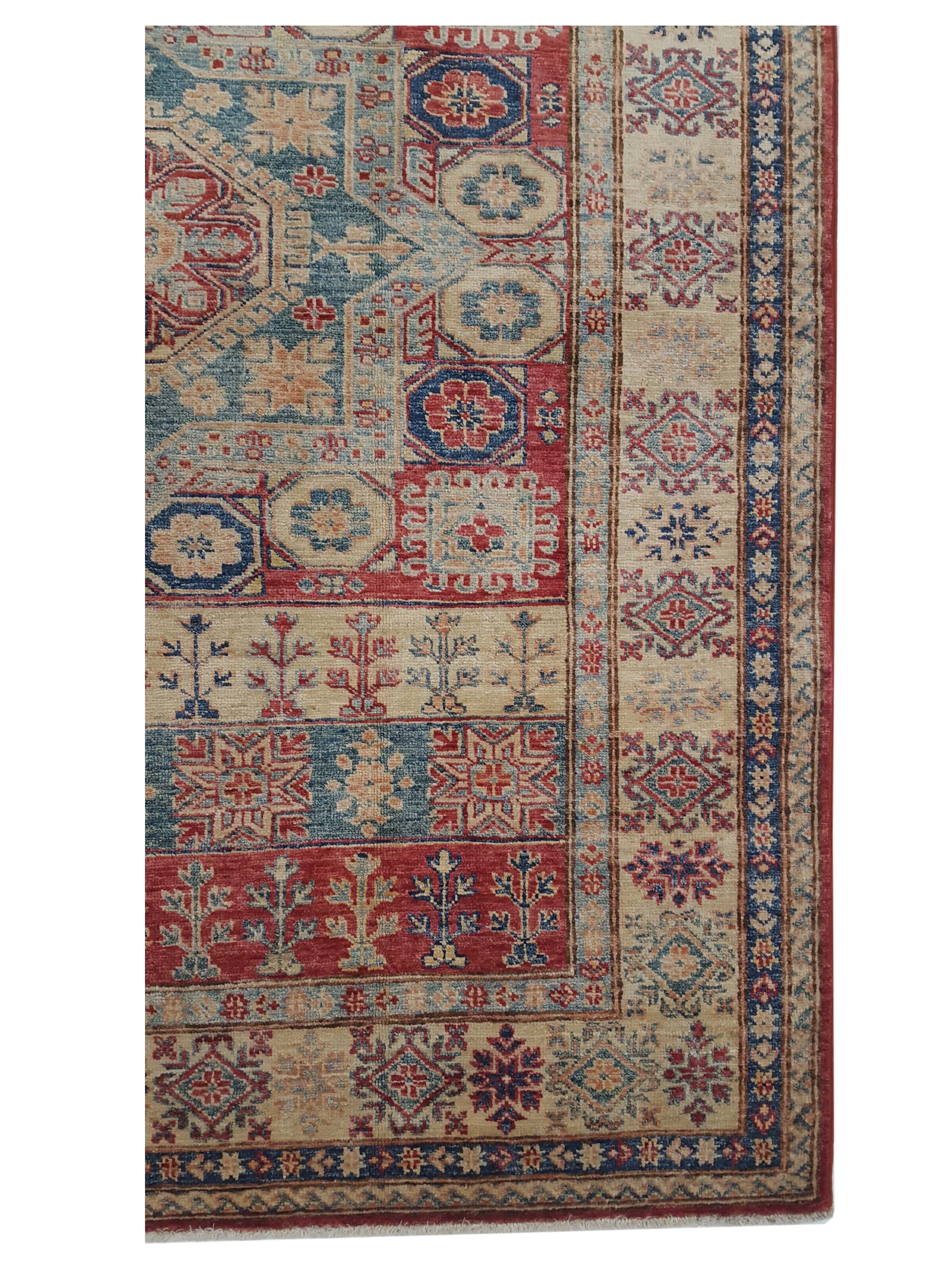 Kazak Super Hand Knotted Multi 5x7 - Image 5 of 8