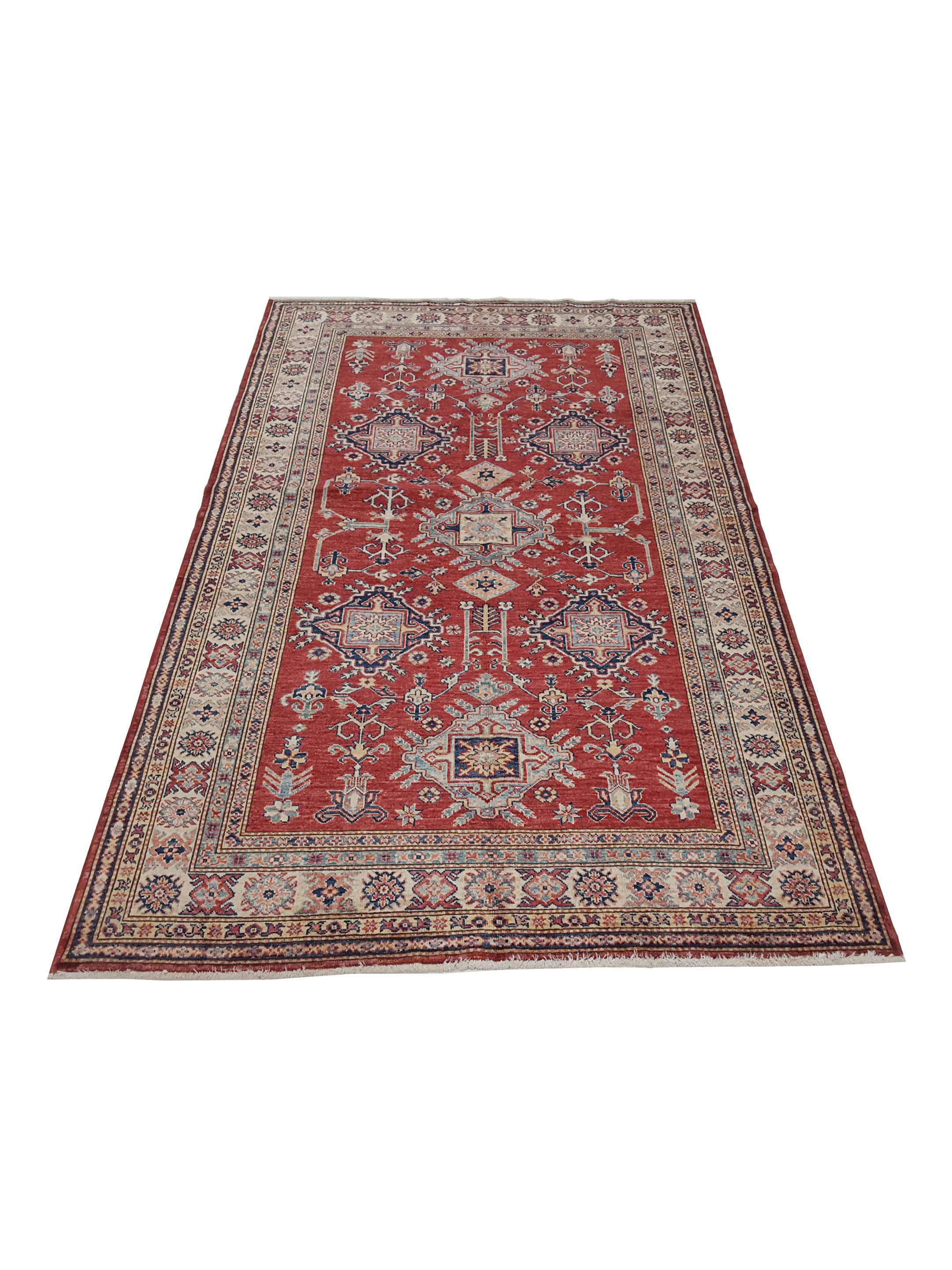 Kazak Super Hand Knotted Red 5x8 - Image 2 of 7