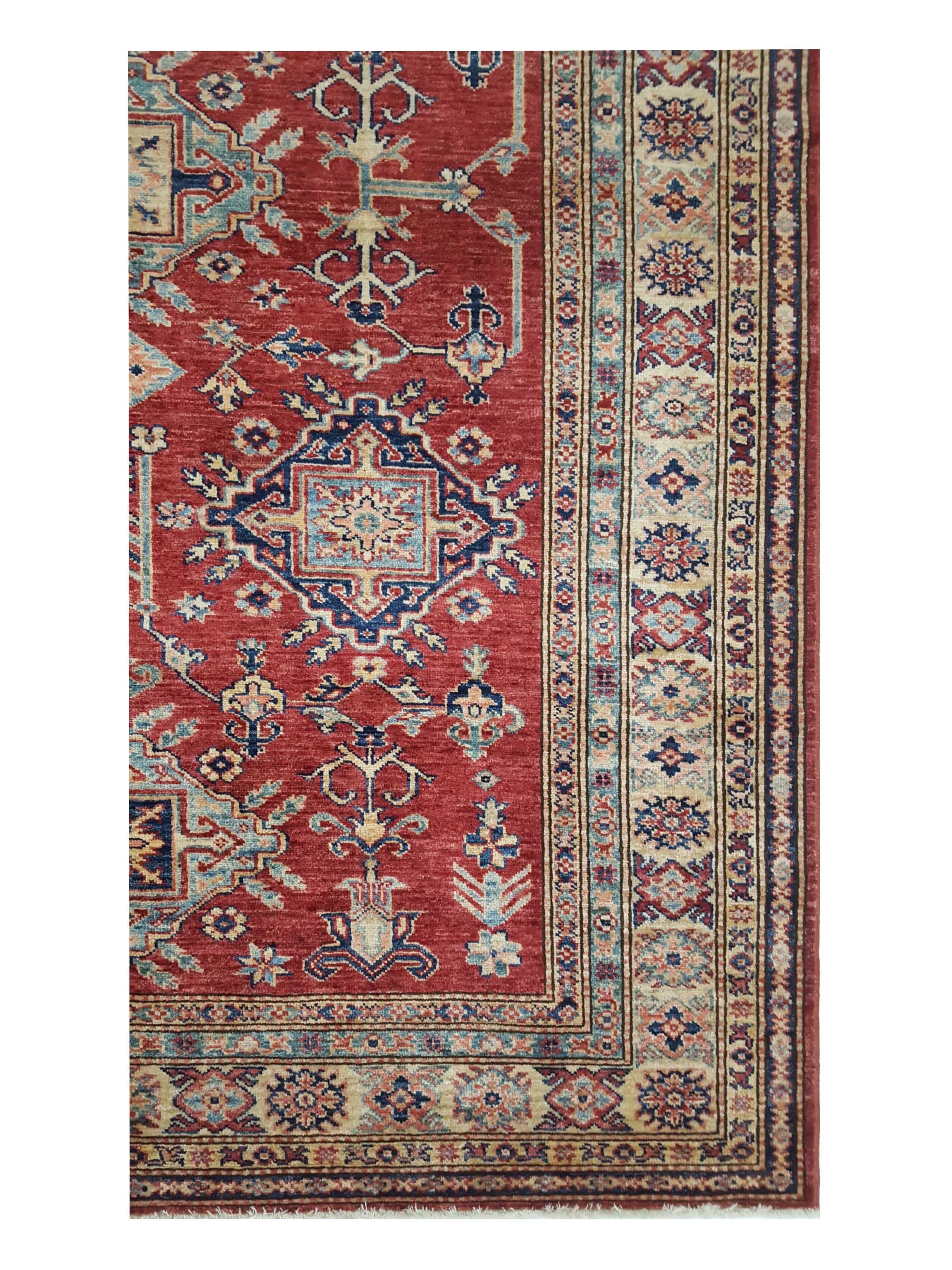 Kazak Super Hand Knotted Red 5x8 - Image 4 of 7