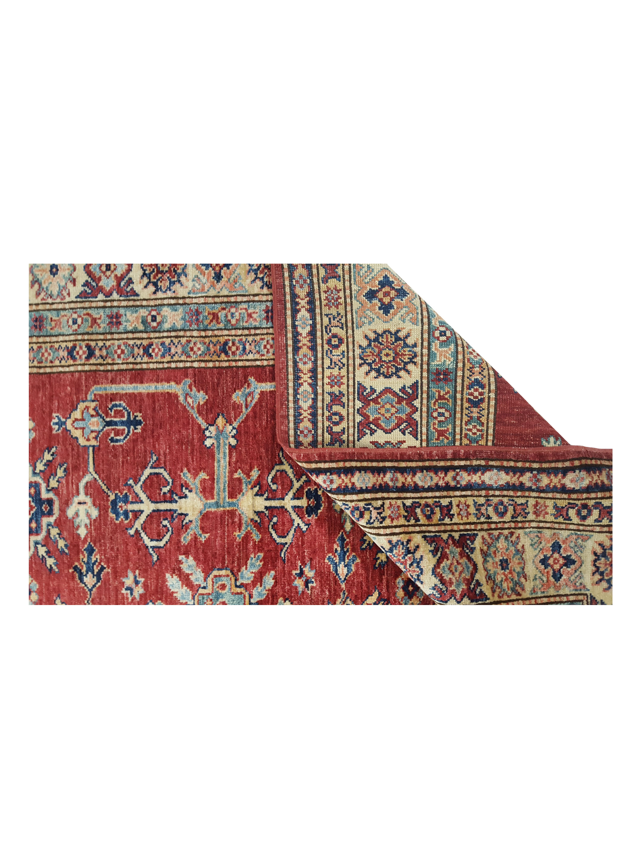Kazak Super Hand Knotted Red 5x8 - Image 7 of 7