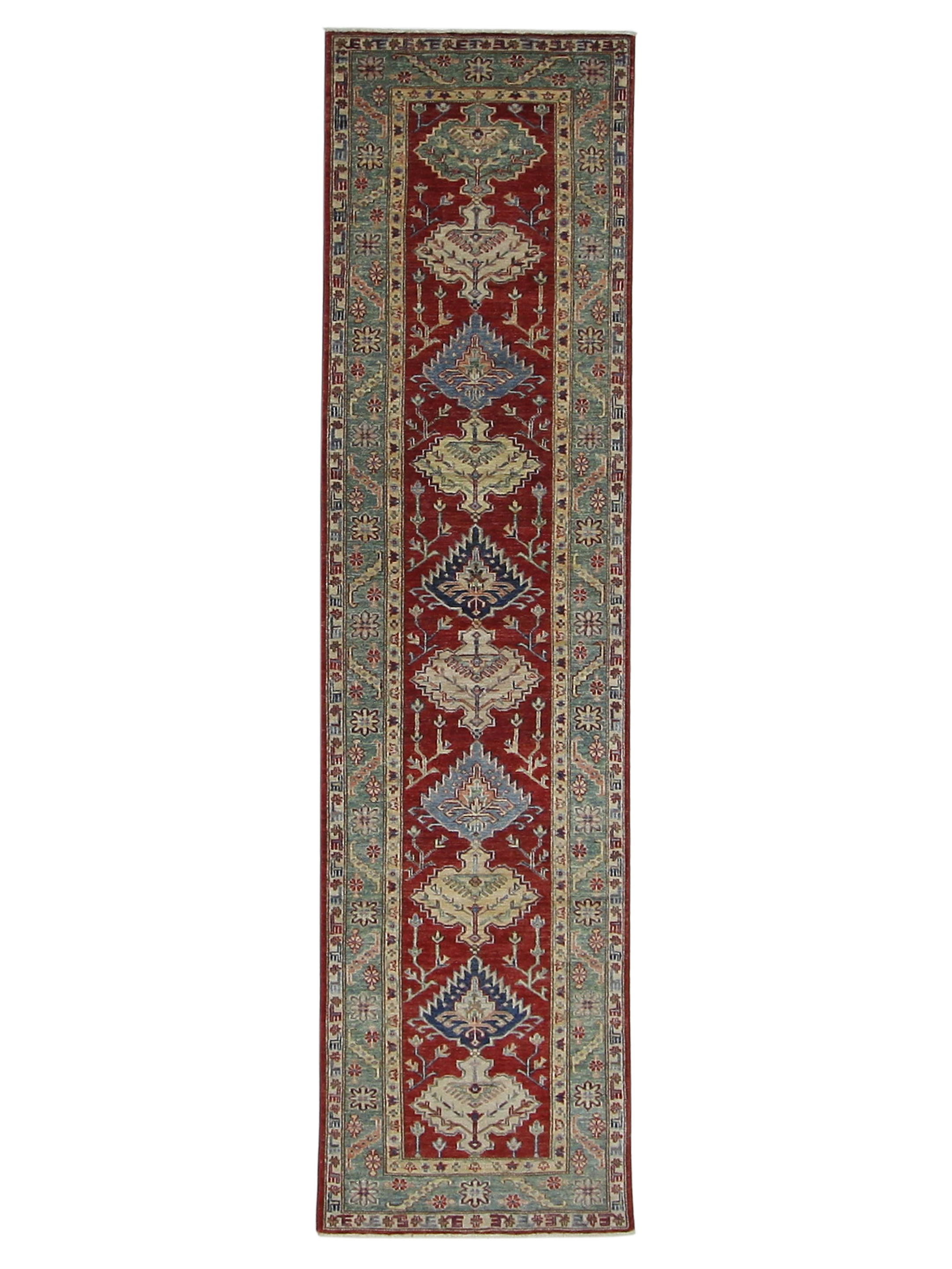 Kazak Super Hand Knotted Red 3x10