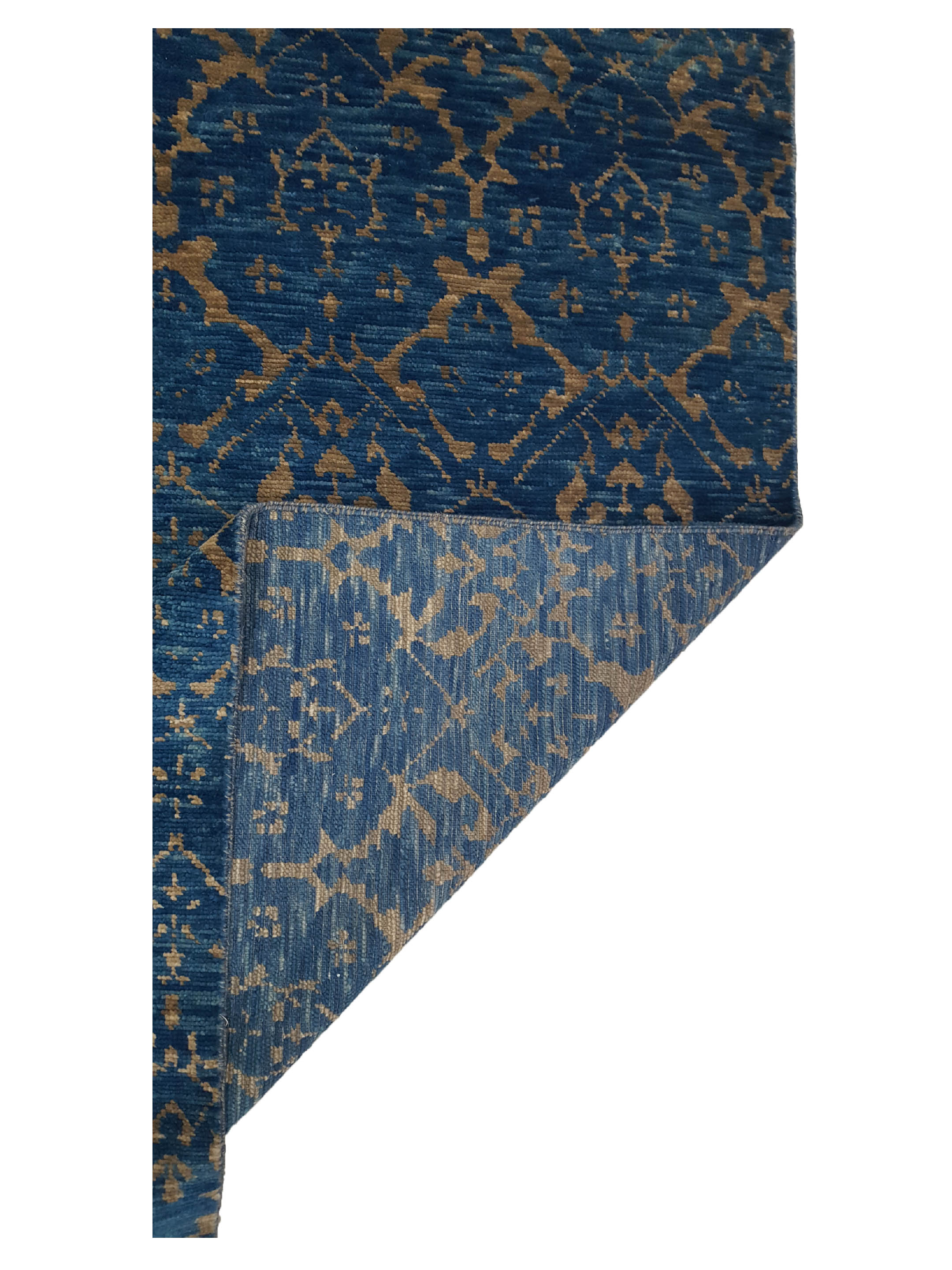 Soft Melody Hand Knotted Navy 10x14 - Image 3 of 6