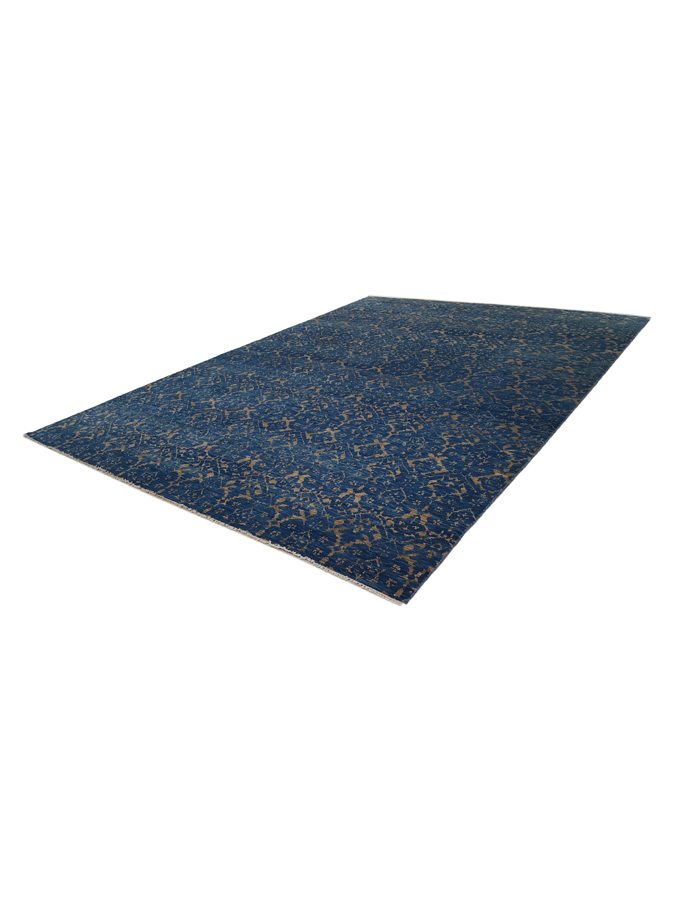 Soft Melody Hand Knotted Navy 10x14 - Image 6 of 6