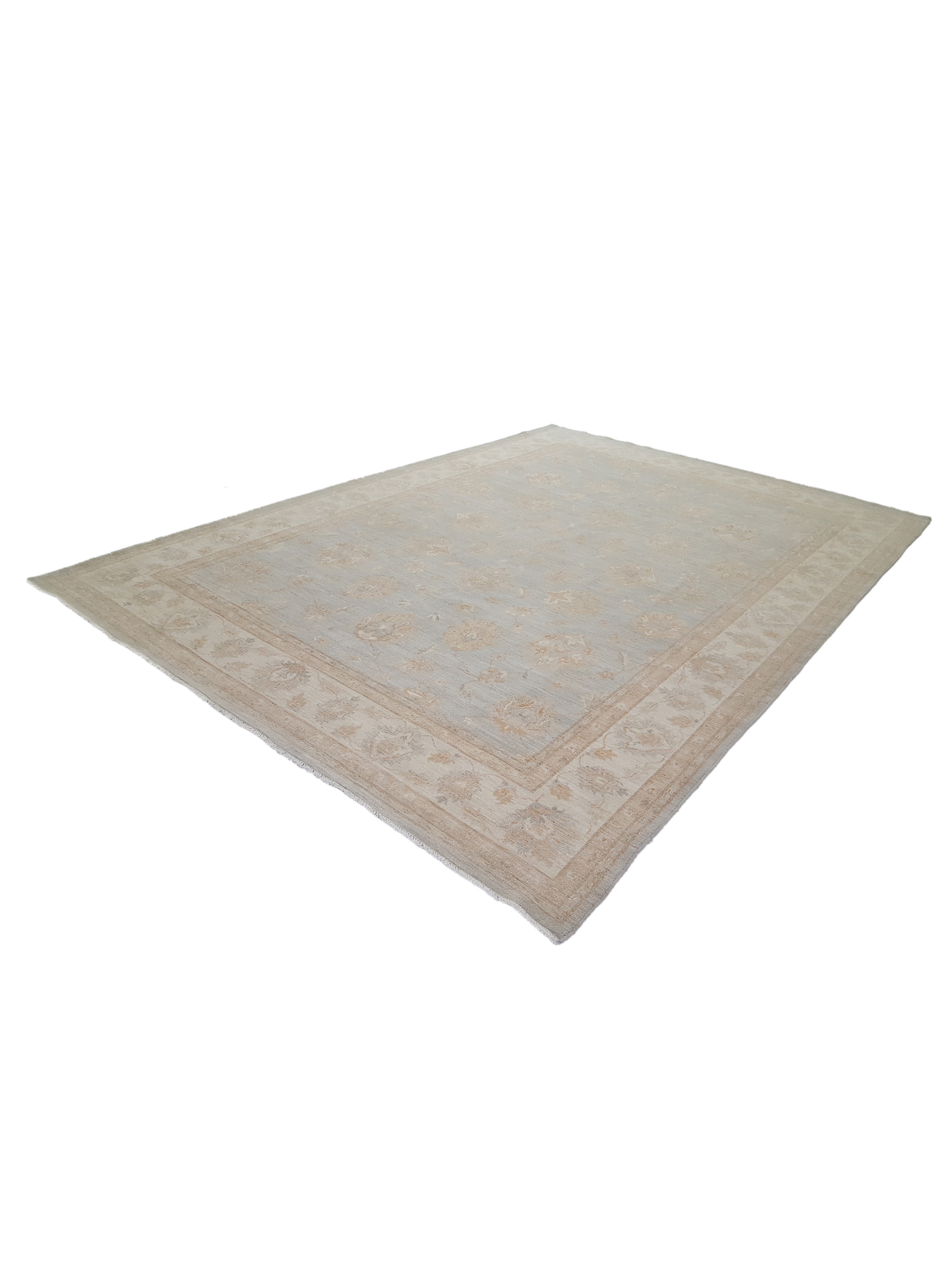 Ziegler Hand Knotted Lt.Blue 9x12 - Image 3 of 6