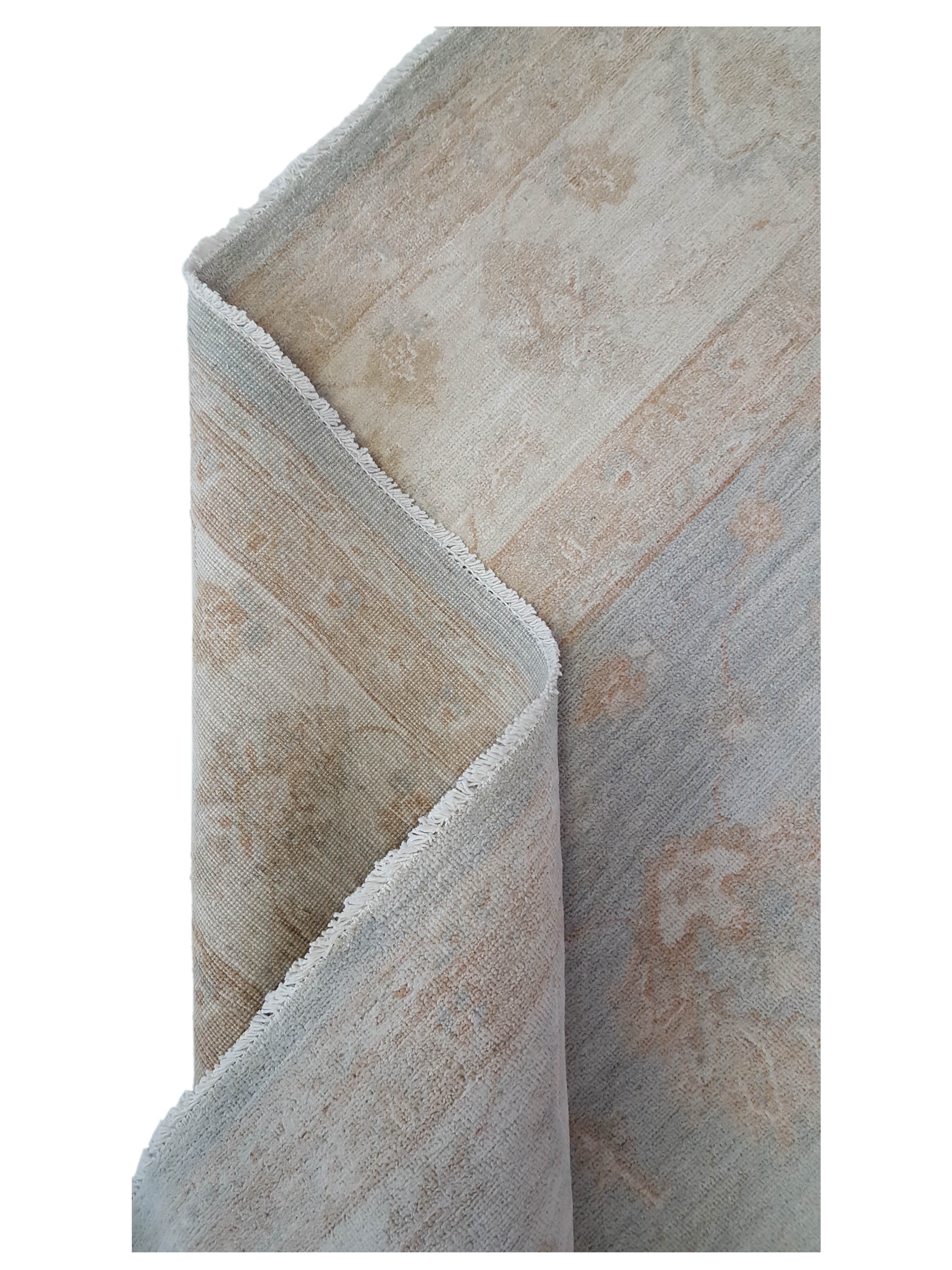 Ziegler Hand Knotted Lt.Blue 9x12 - Image 4 of 6