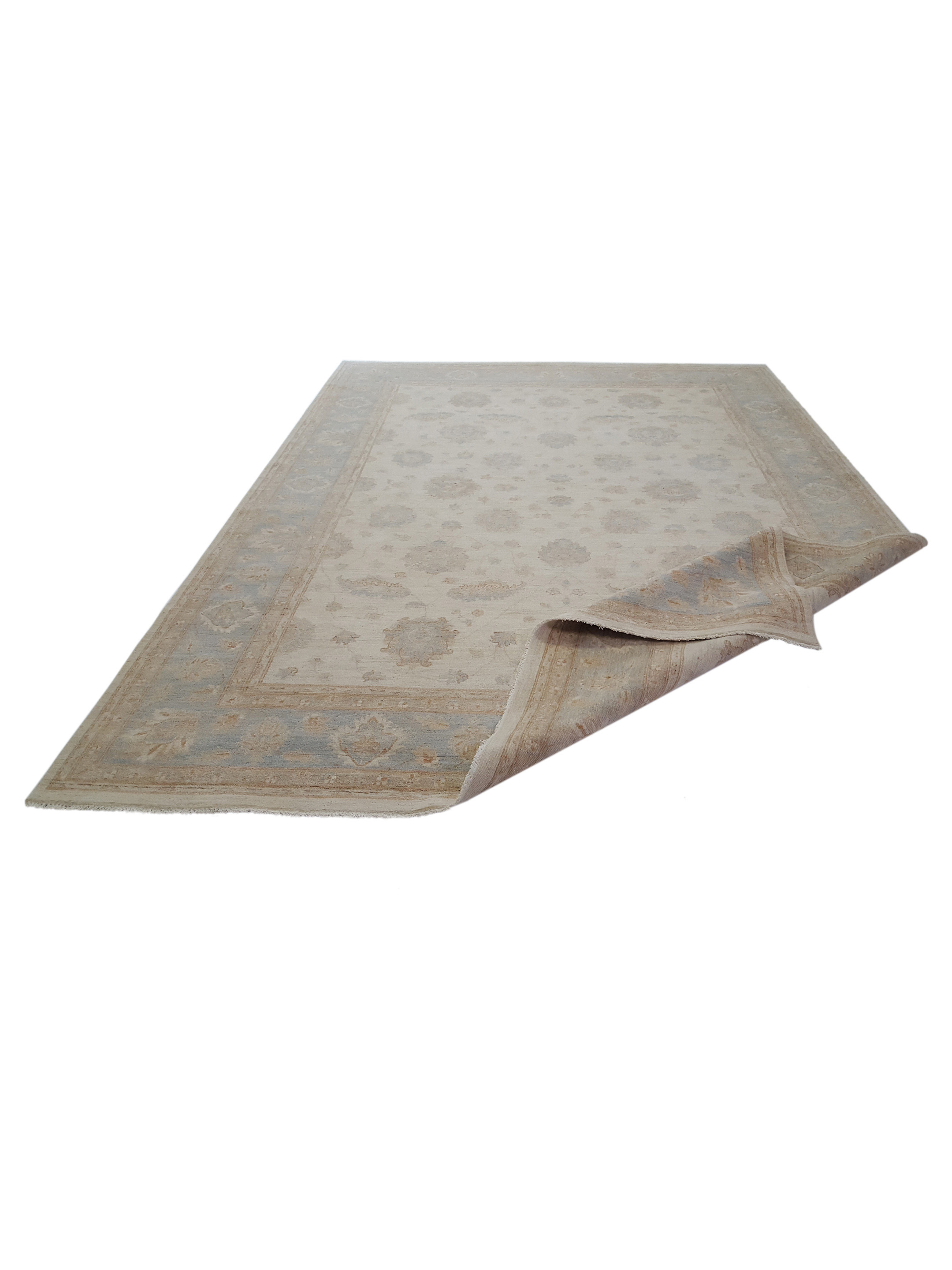 Ziegler Hand Knotted Ivory 9x12 - Image 2 of 5