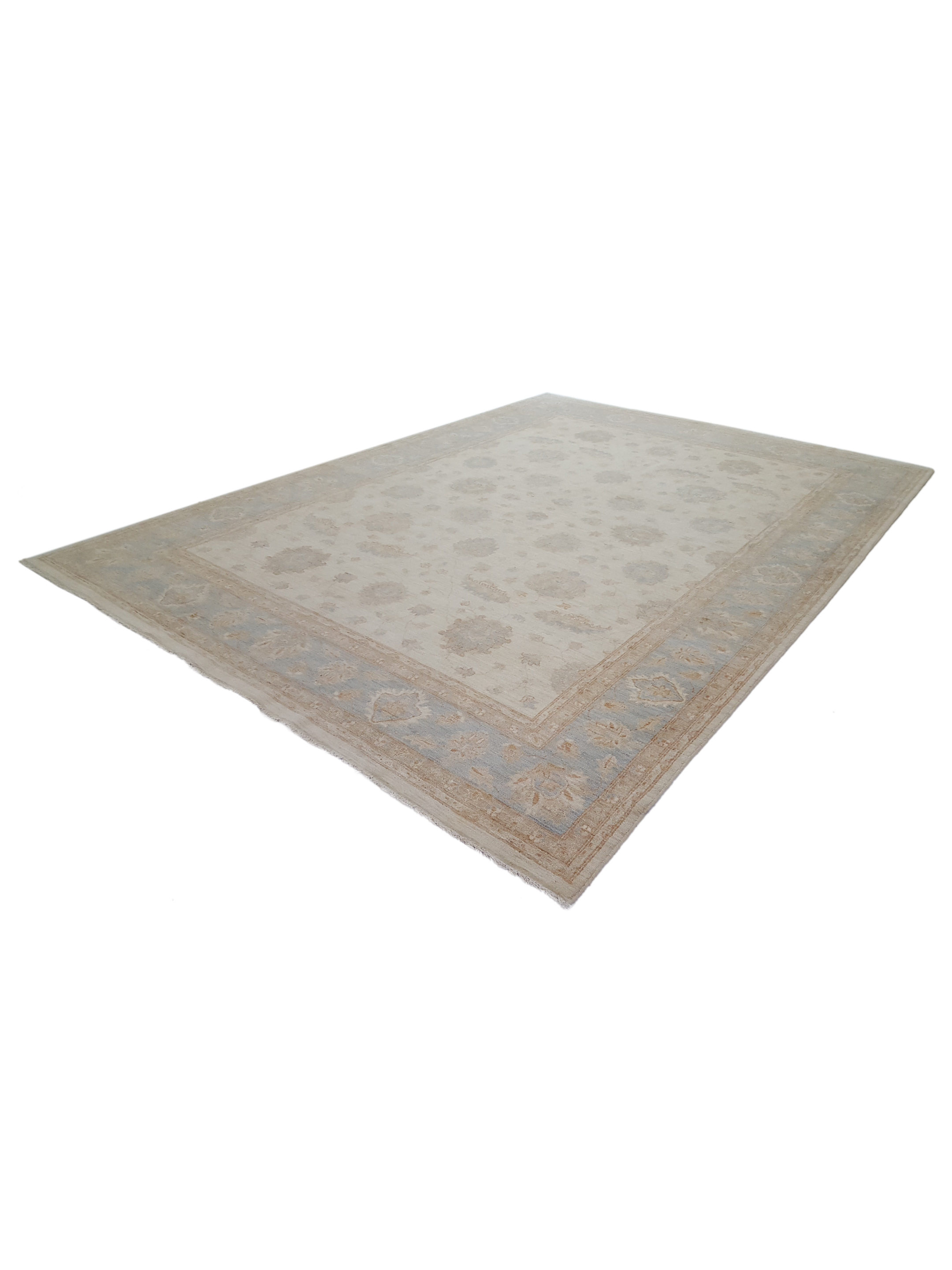 Ziegler Hand Knotted Ivory 9x12 - Image 5 of 5