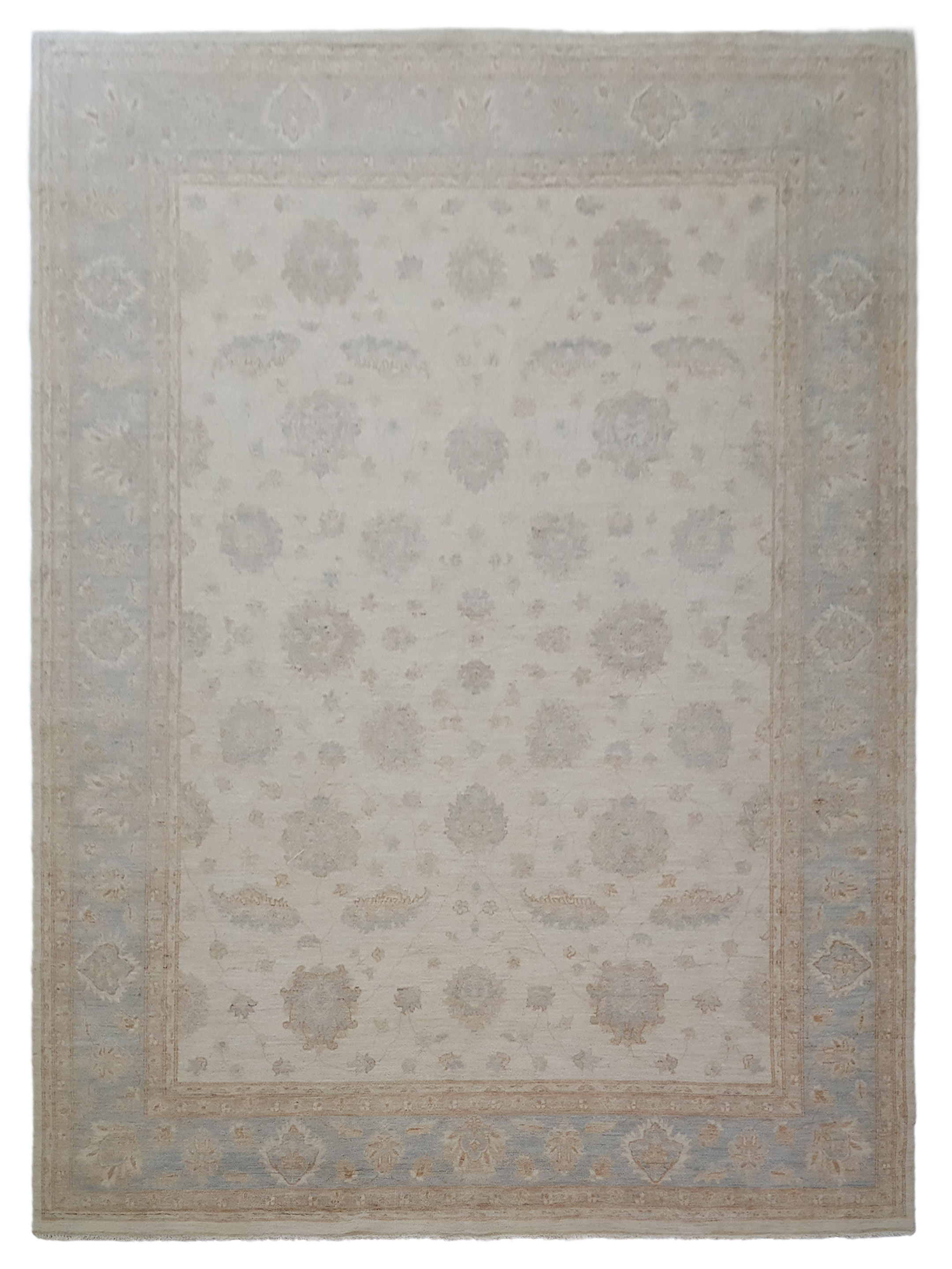 Ziegler Hand Knotted Ivory 9x12