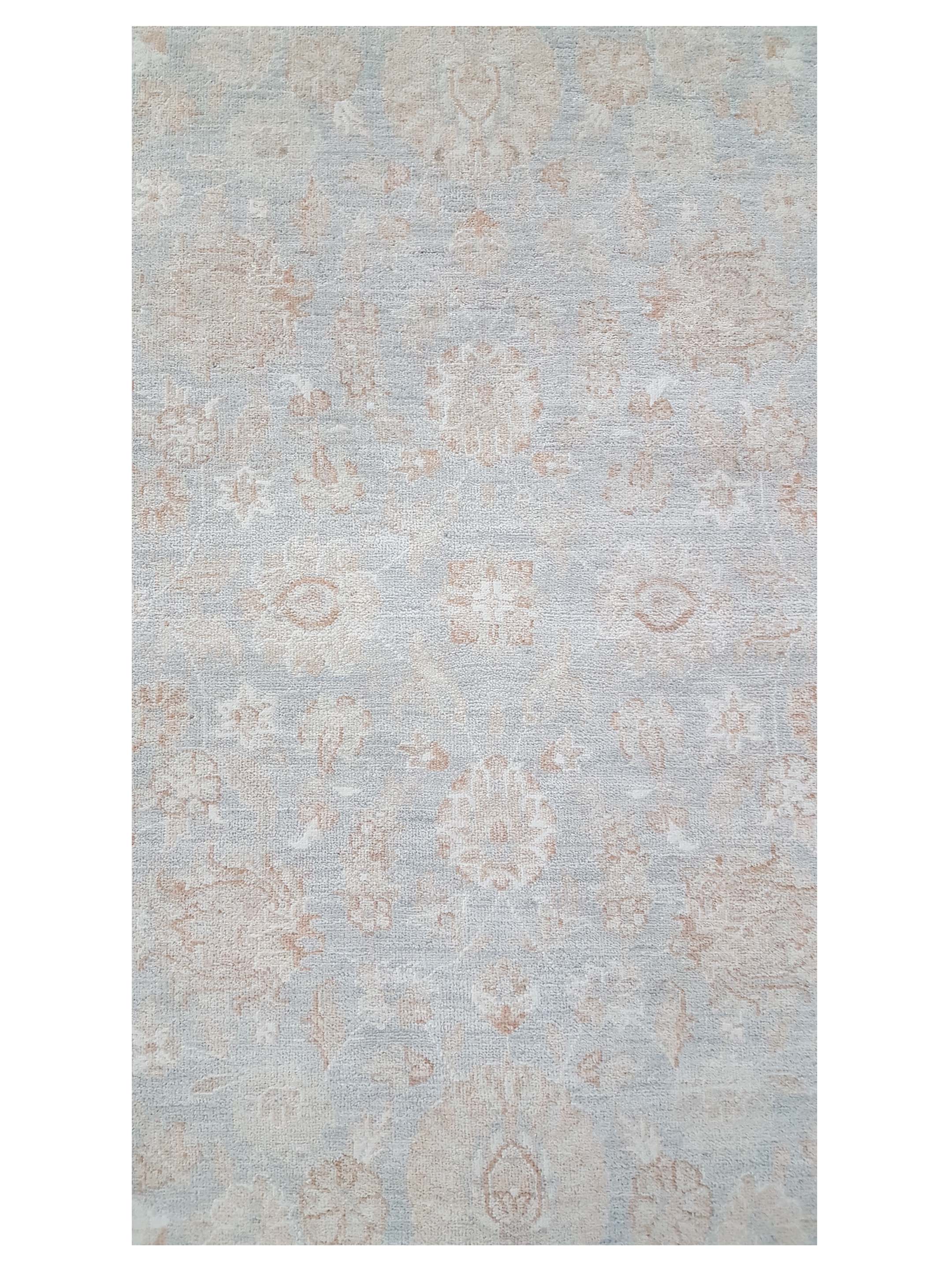 Ziegler Hand Knotted Teal 8x10 - Image 4 of 5