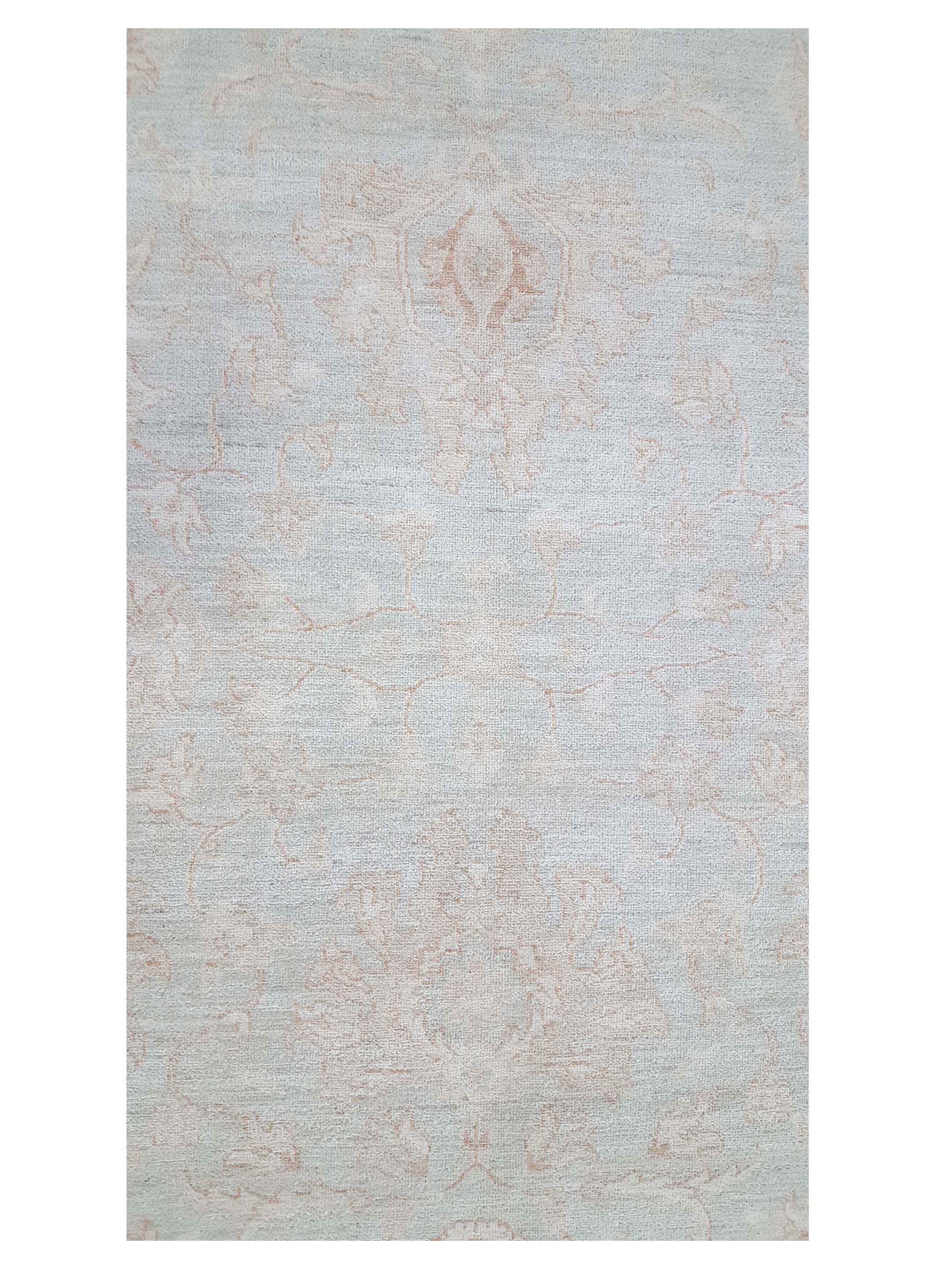 Ziegler Hand Knotted Teal 9x12 - Image 4 of 5
