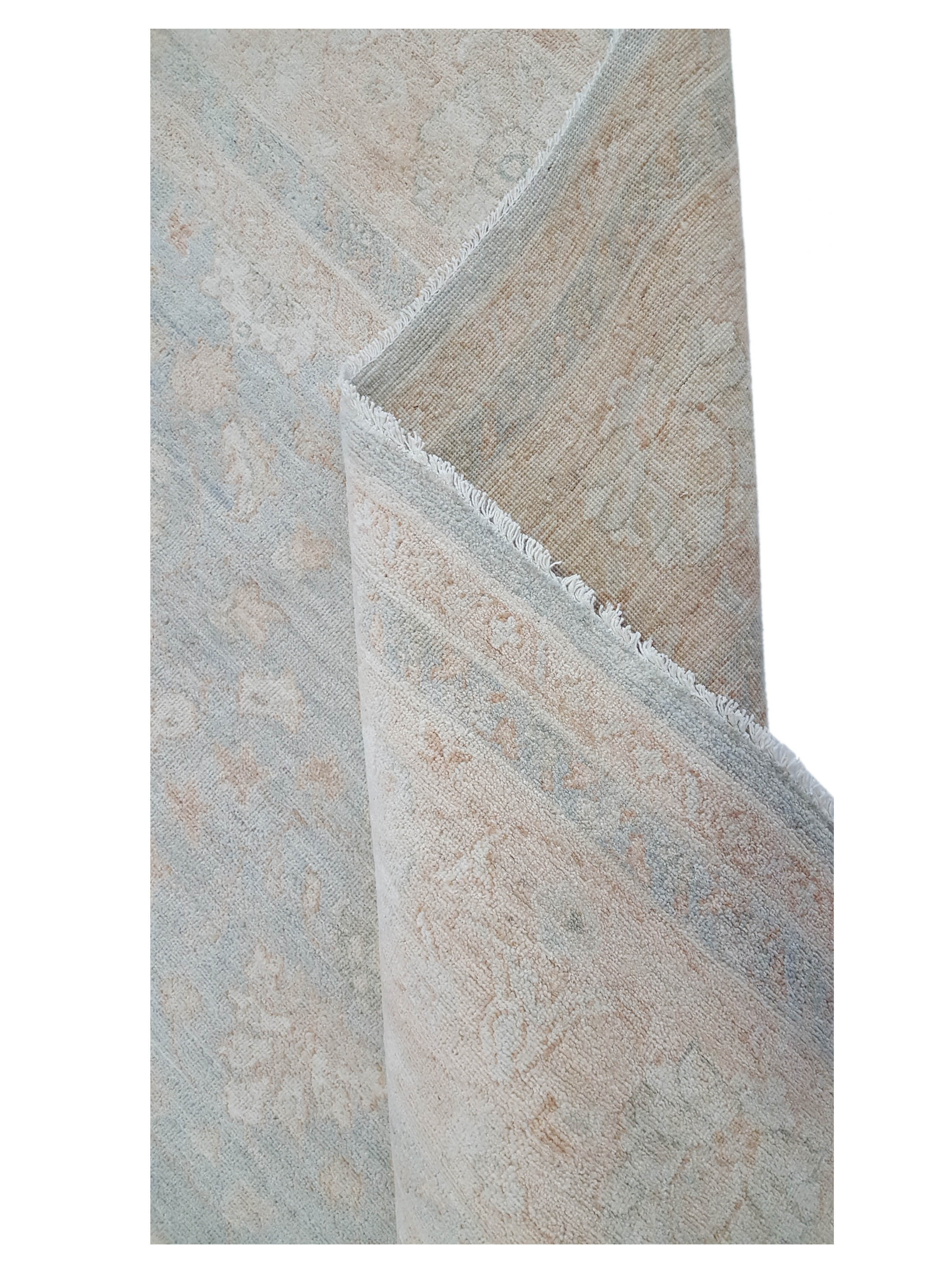 Ziegler Hand Knotted Teal 9x12 - Image 5 of 6