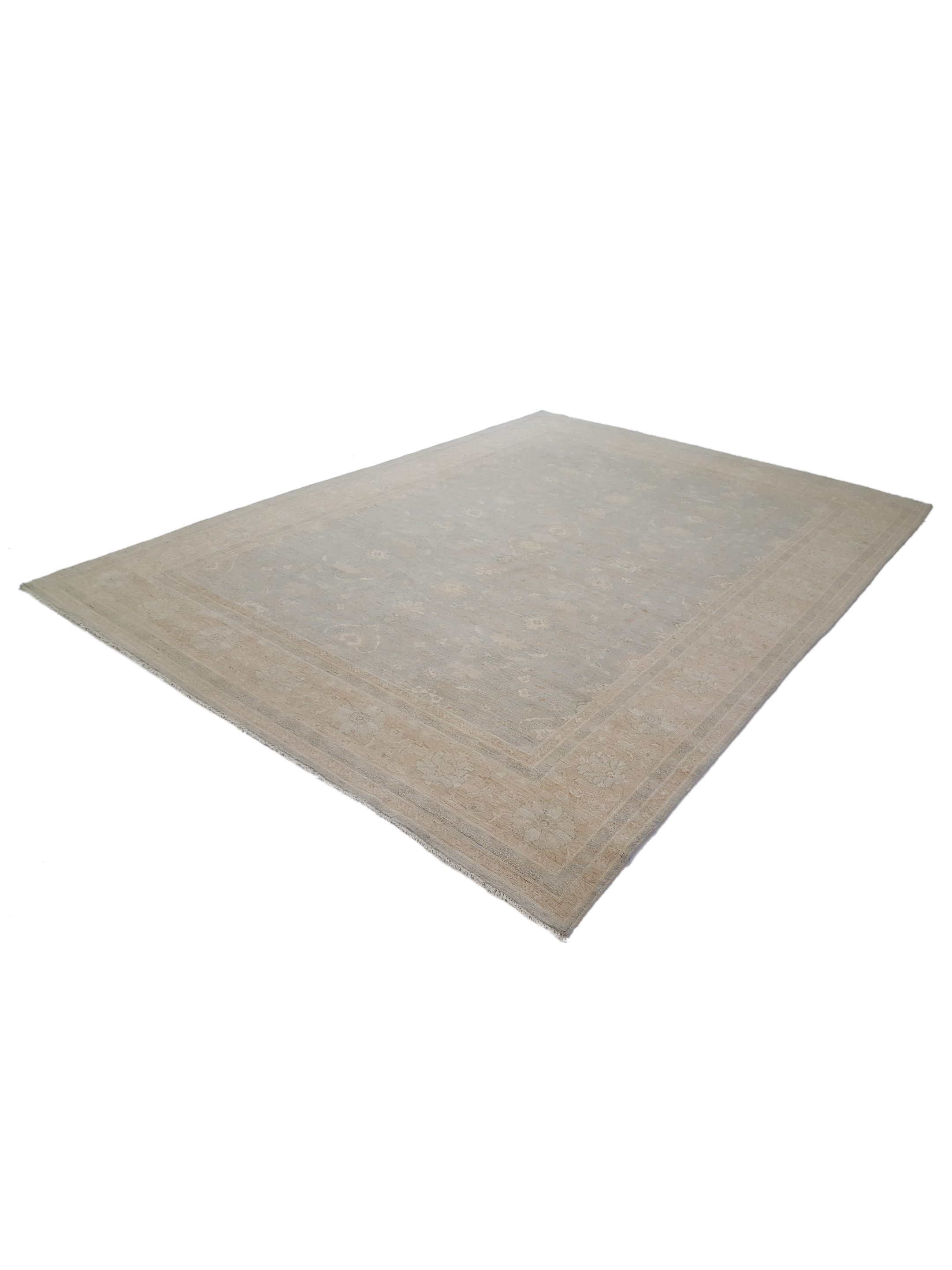 Ziegler Hand Knotted Teal 9x12 - Image 6 of 6