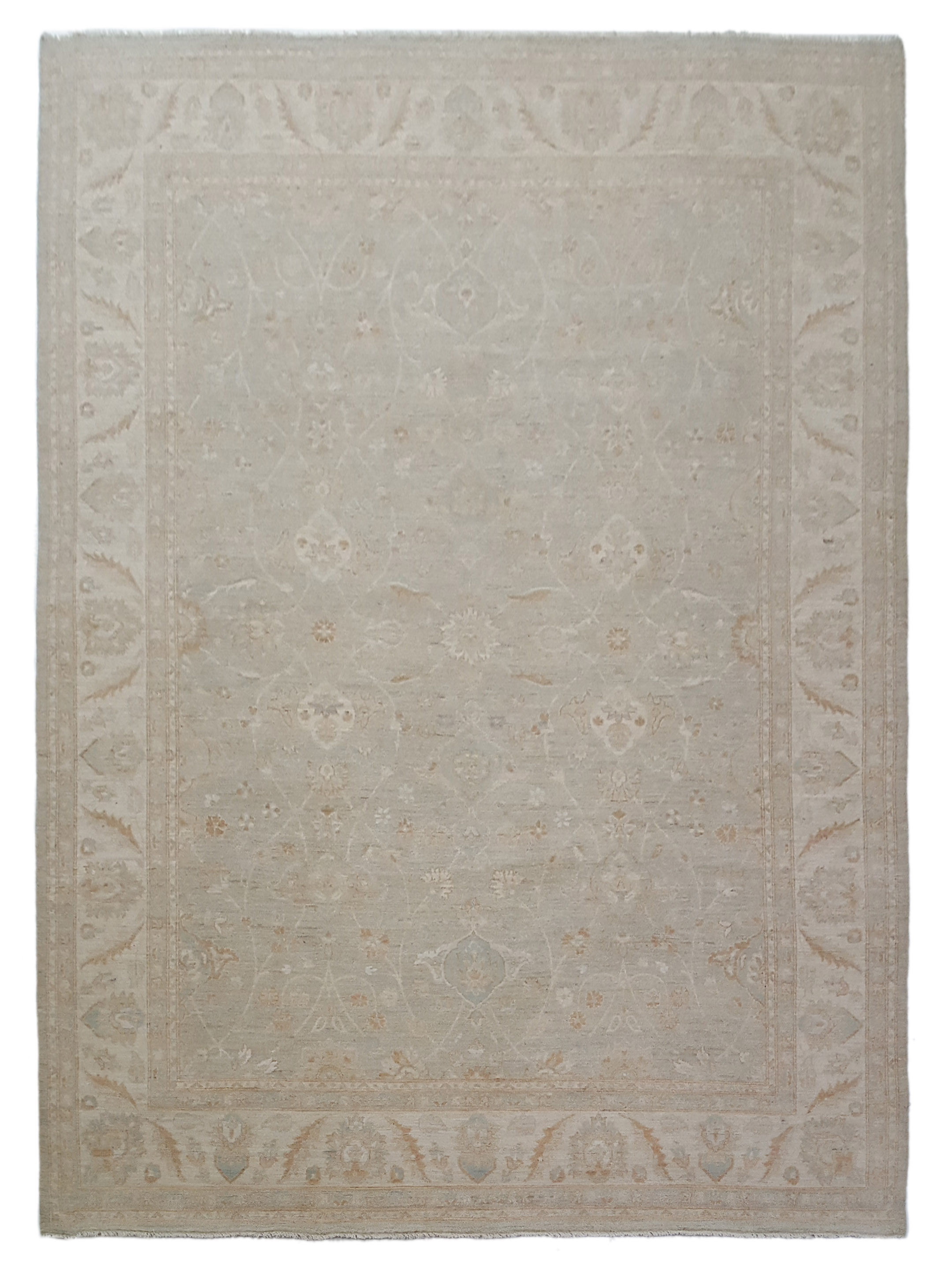 Ziegler Hand Knotted Lt.Blue 9x12