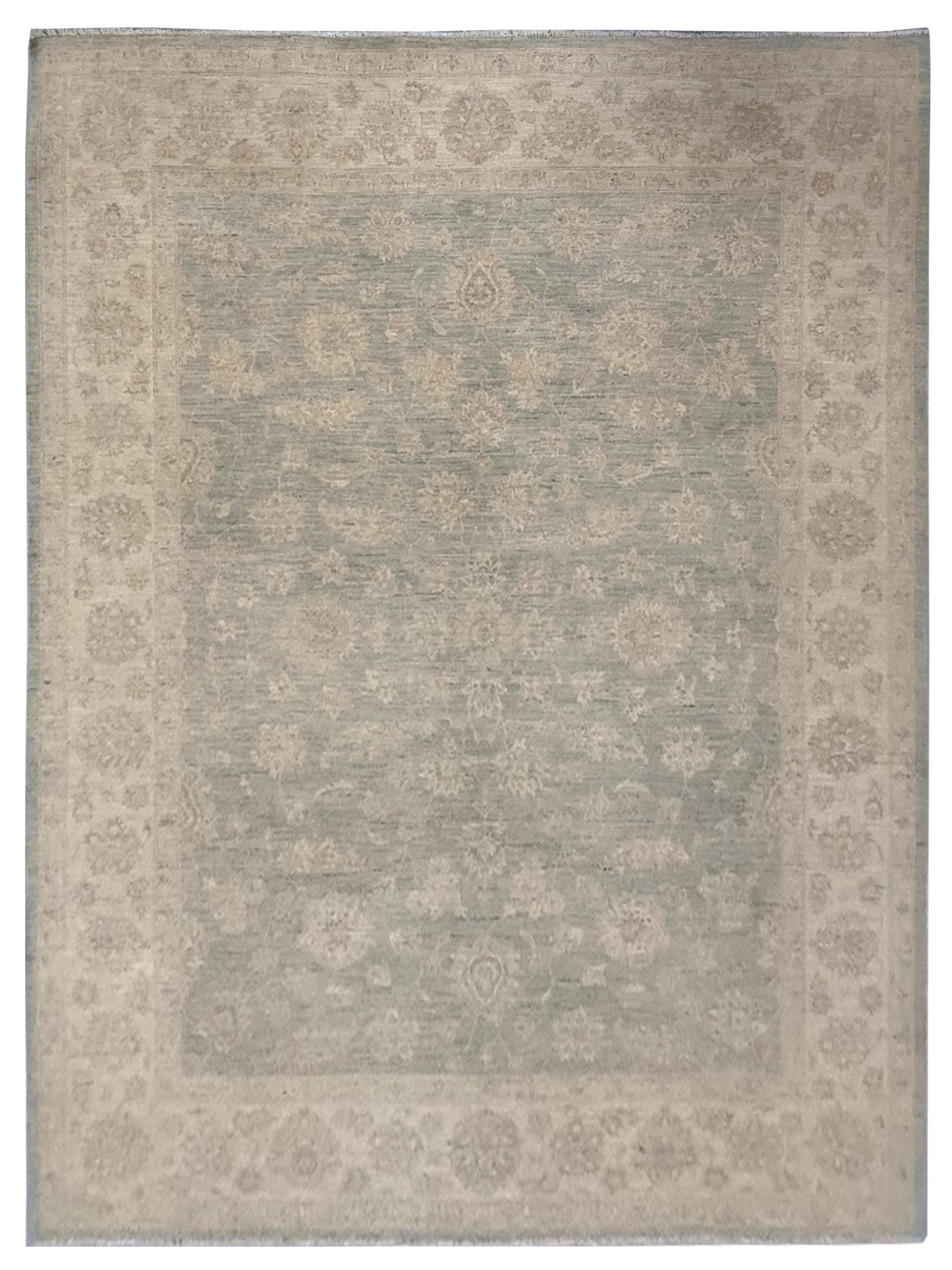 Ziegler Hand Knotted Lt.Blue 8x10