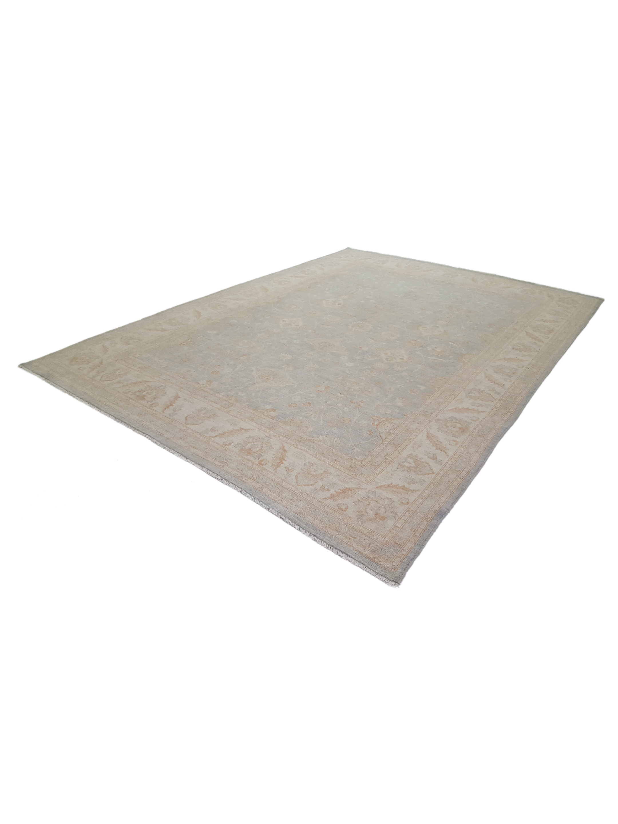 Ziegler Hand Knotted Lt.Blue 9x12 - Image 4 of 6