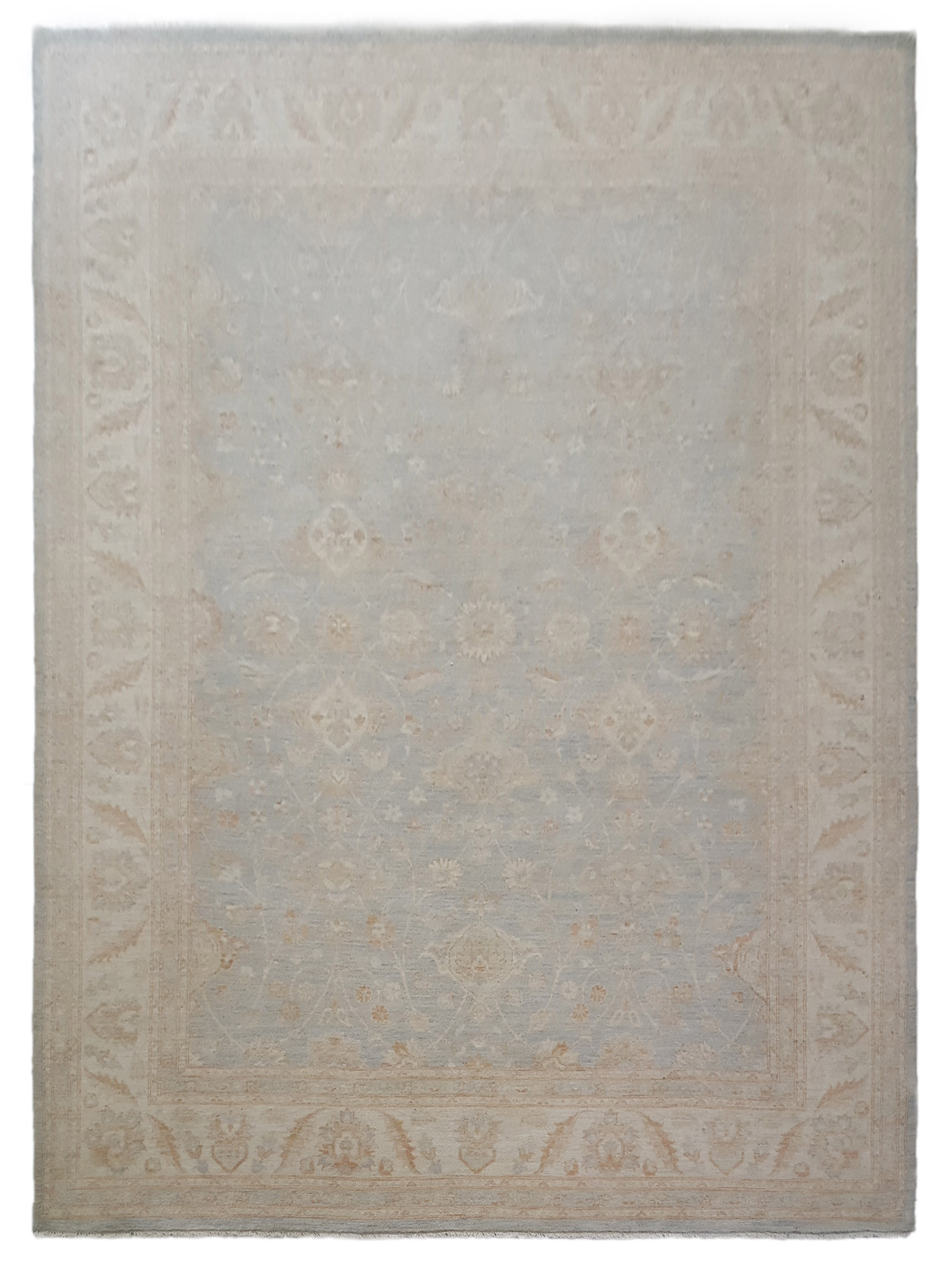 Ziegler Hand Knotted Lt.Blue 9x12